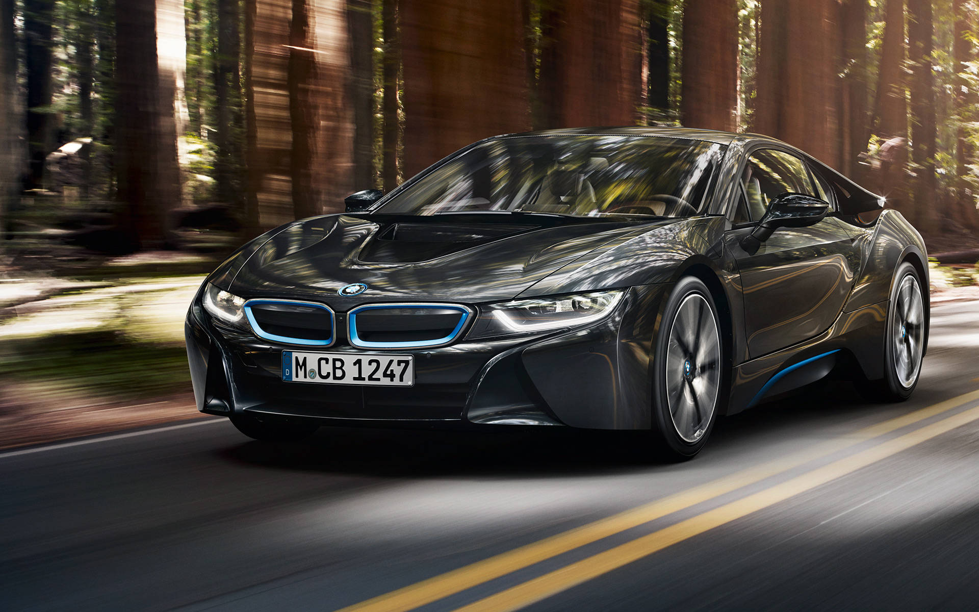 Black Full Hd Bmw I8 Background