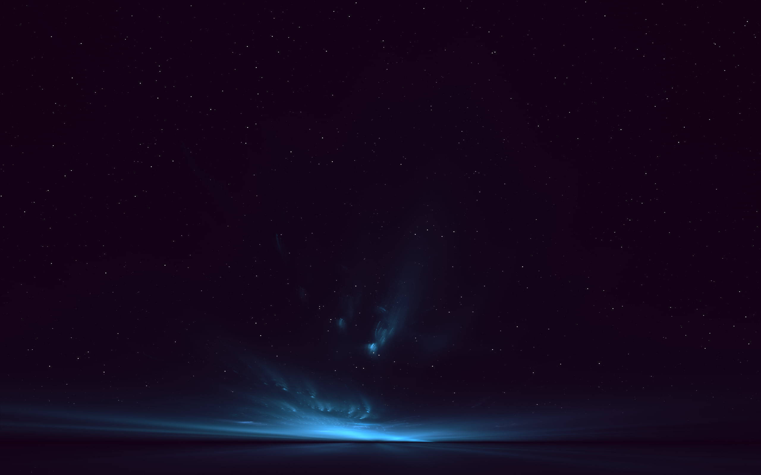 Black Galaxy Blue Comets Background