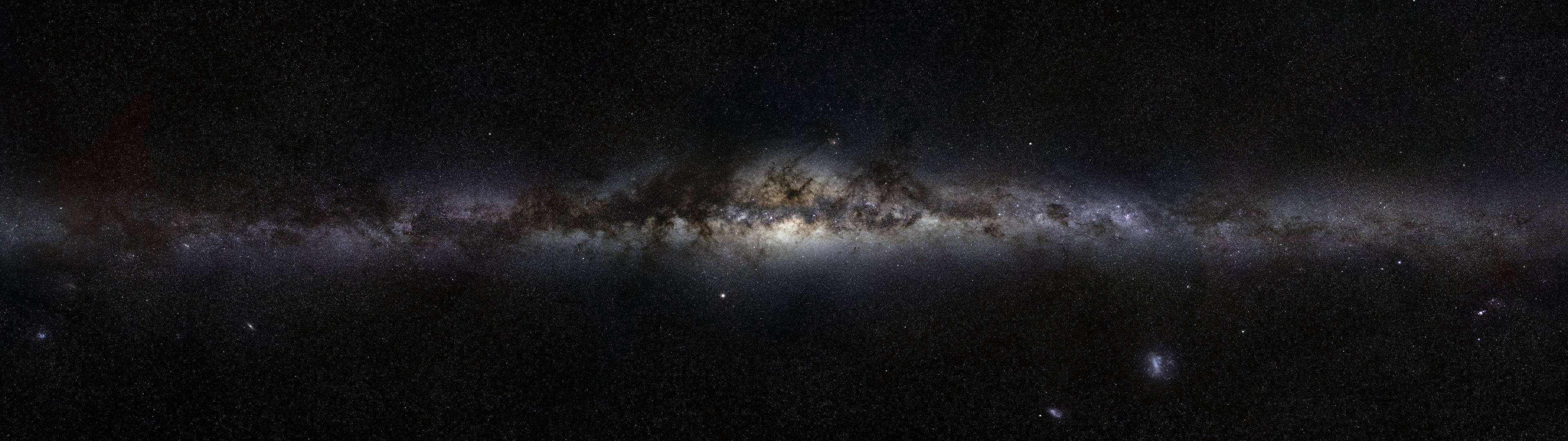 Black Galaxy Milky Way Side Background