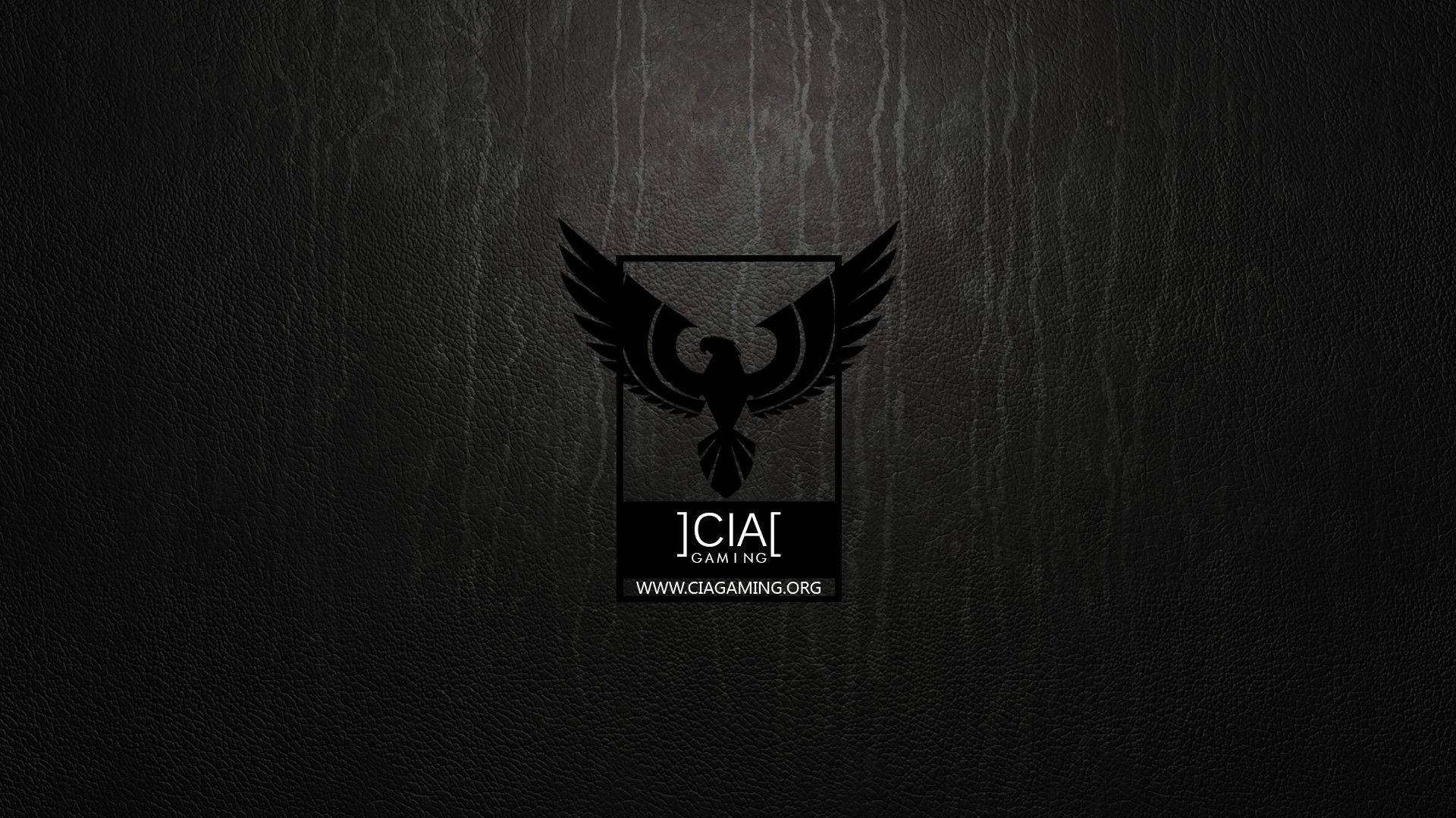 Black Gaming Cia Logo Background