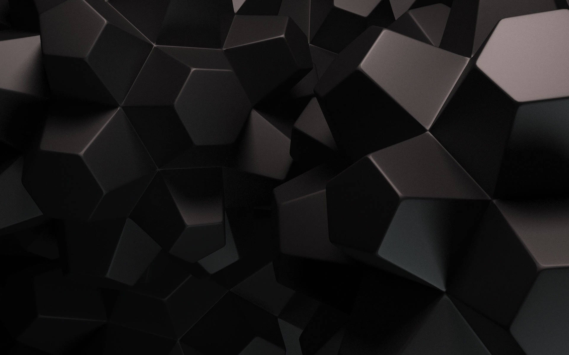 Black Geometric Pattern Clean 4k Background