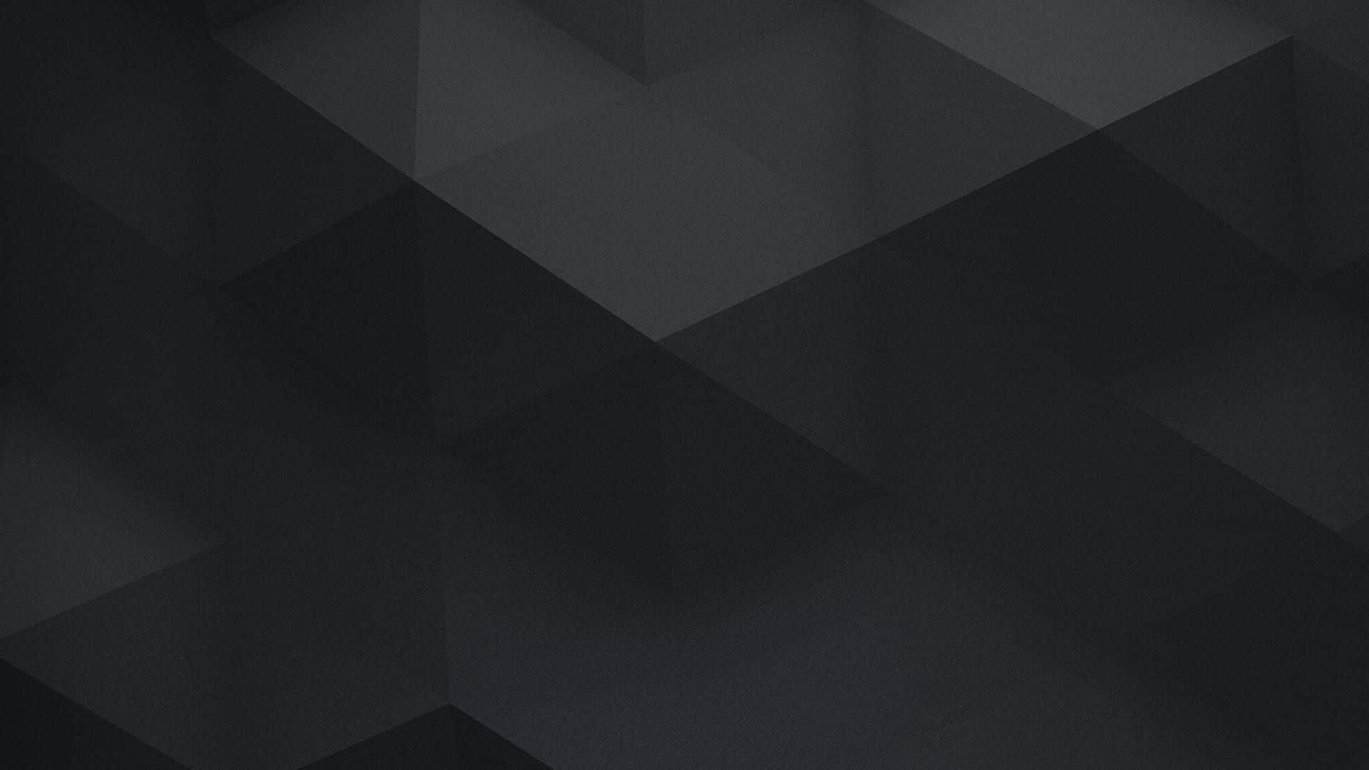 Black Geometric Wallpaper With Triangles Background