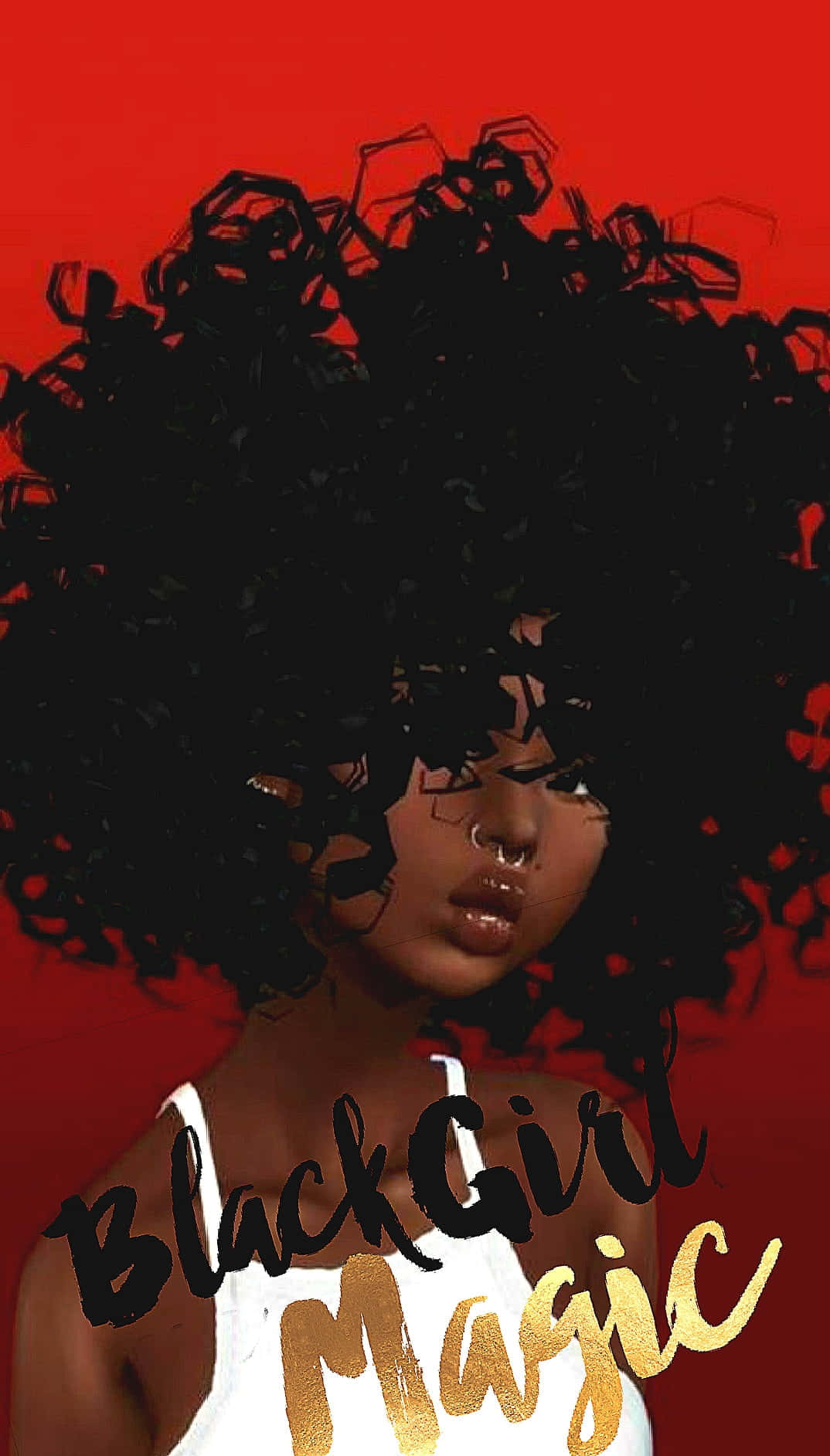 Black Girl Magic - Afro - Afro - Afro - Afro - Afro - A Background