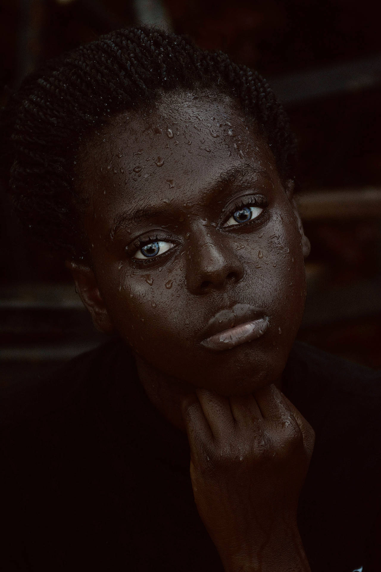 Black Girl Portrait Background