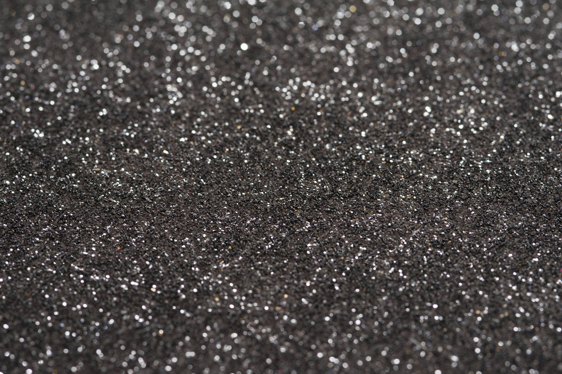 Black Glitter On Cement