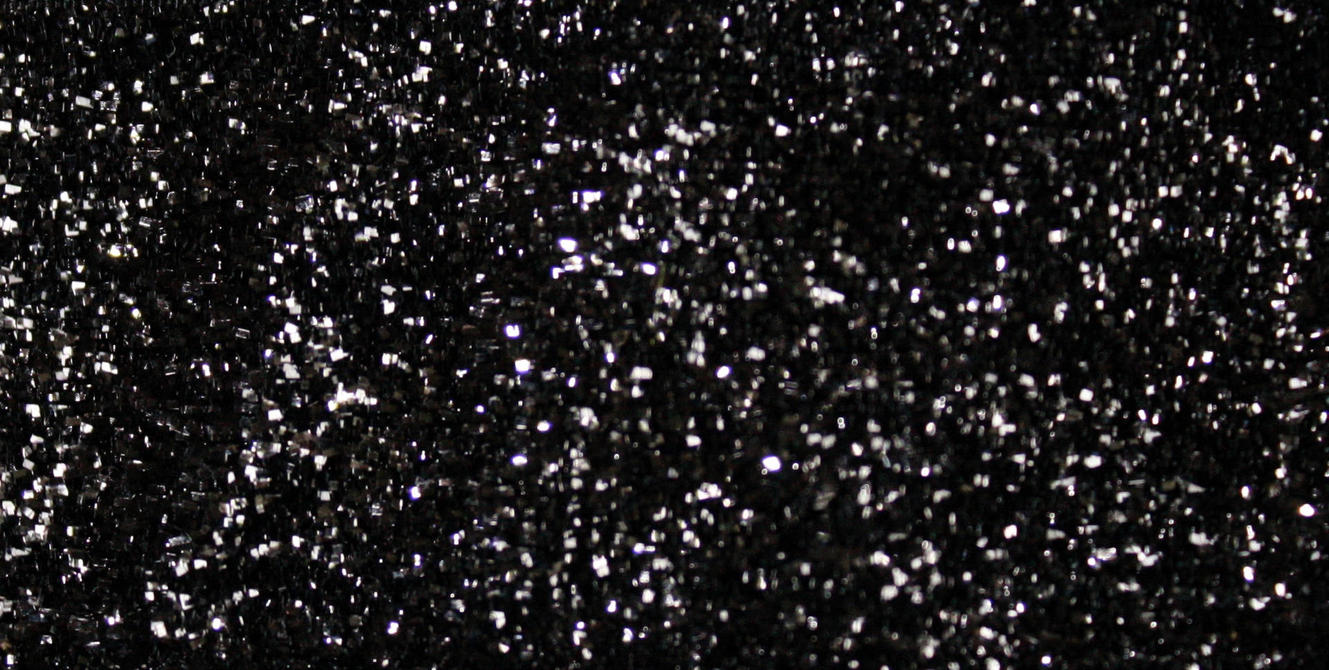 Black Glitter Sparkling In Big Areas