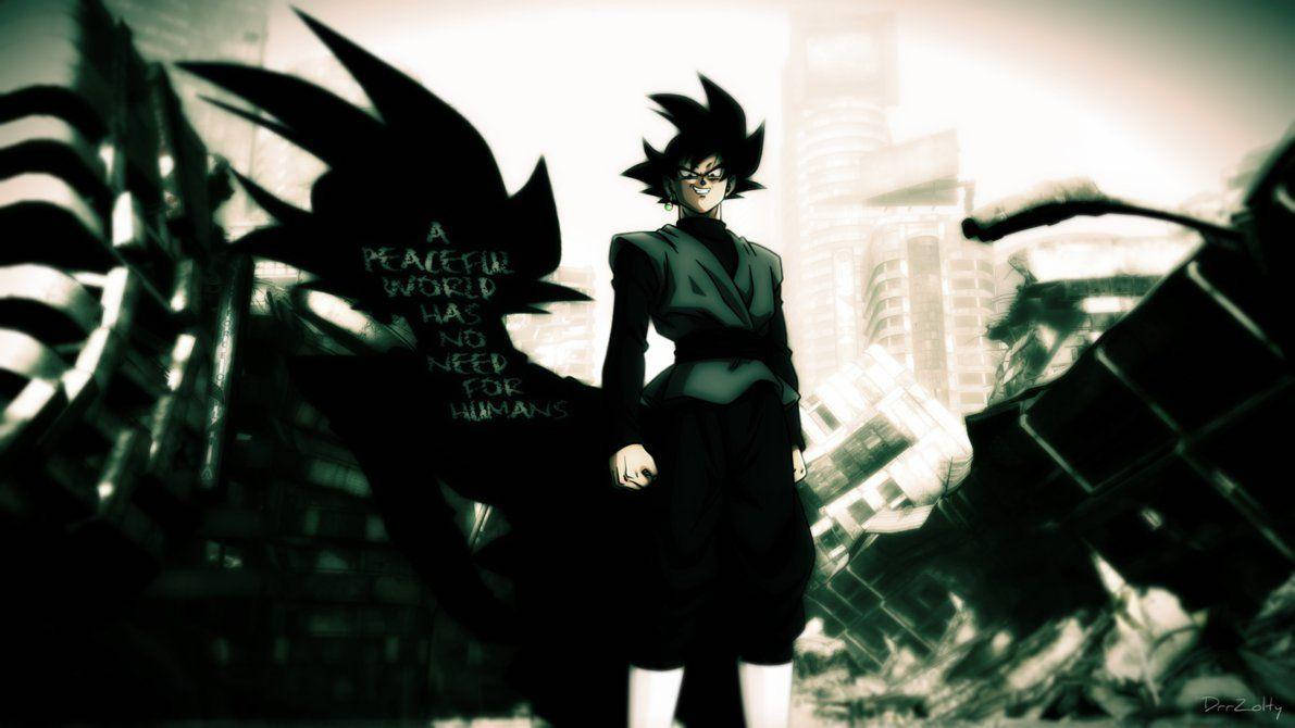 Black Goku Evil Version Background