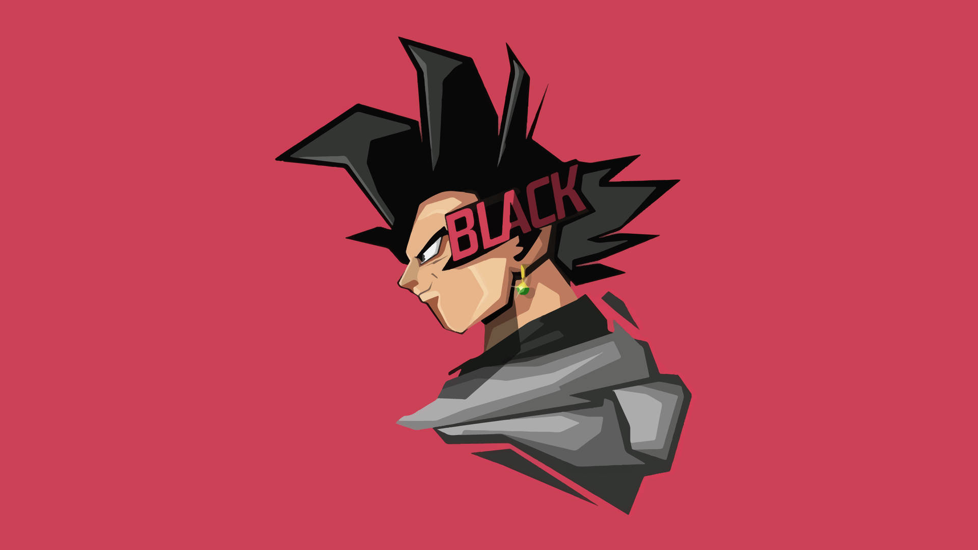 Black Goku Vector Art Background