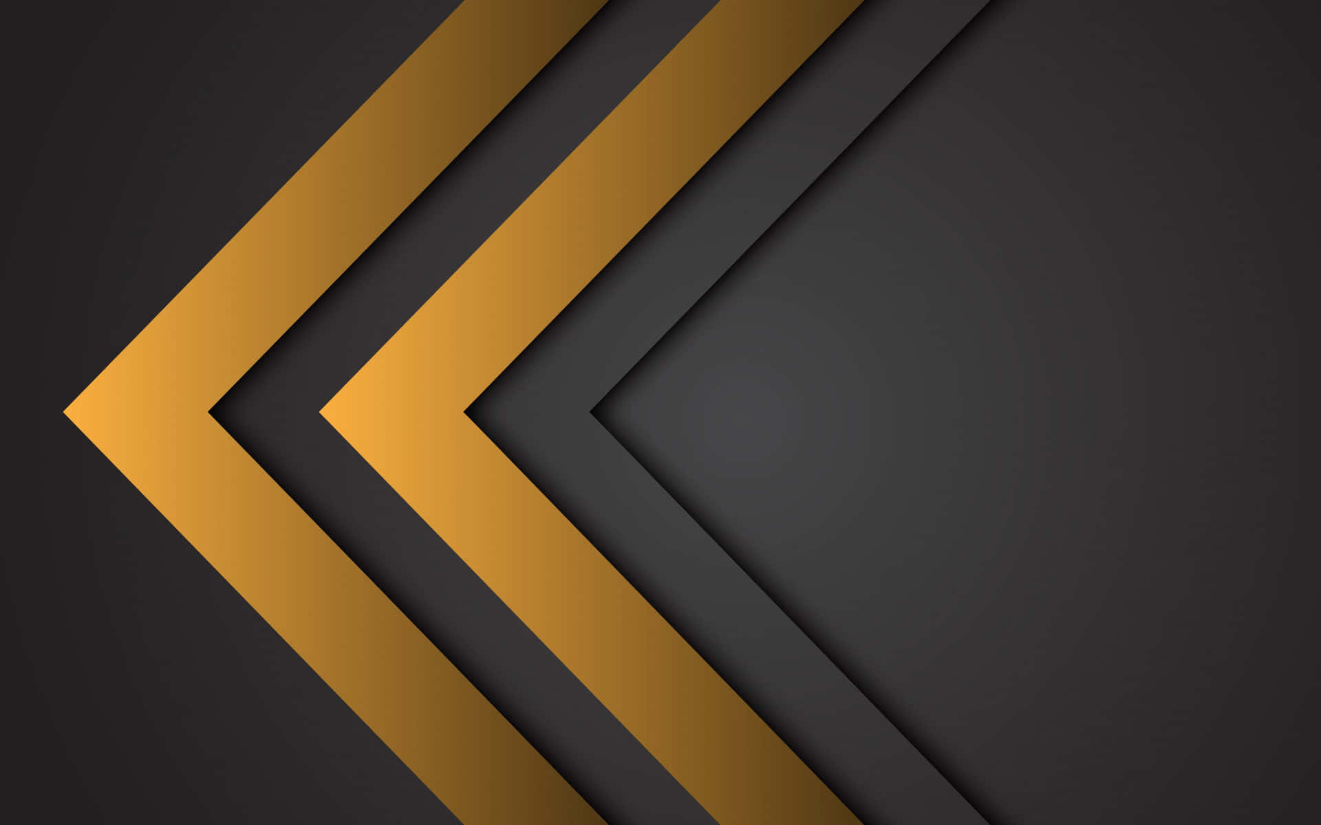 Black Gold Arrow Background