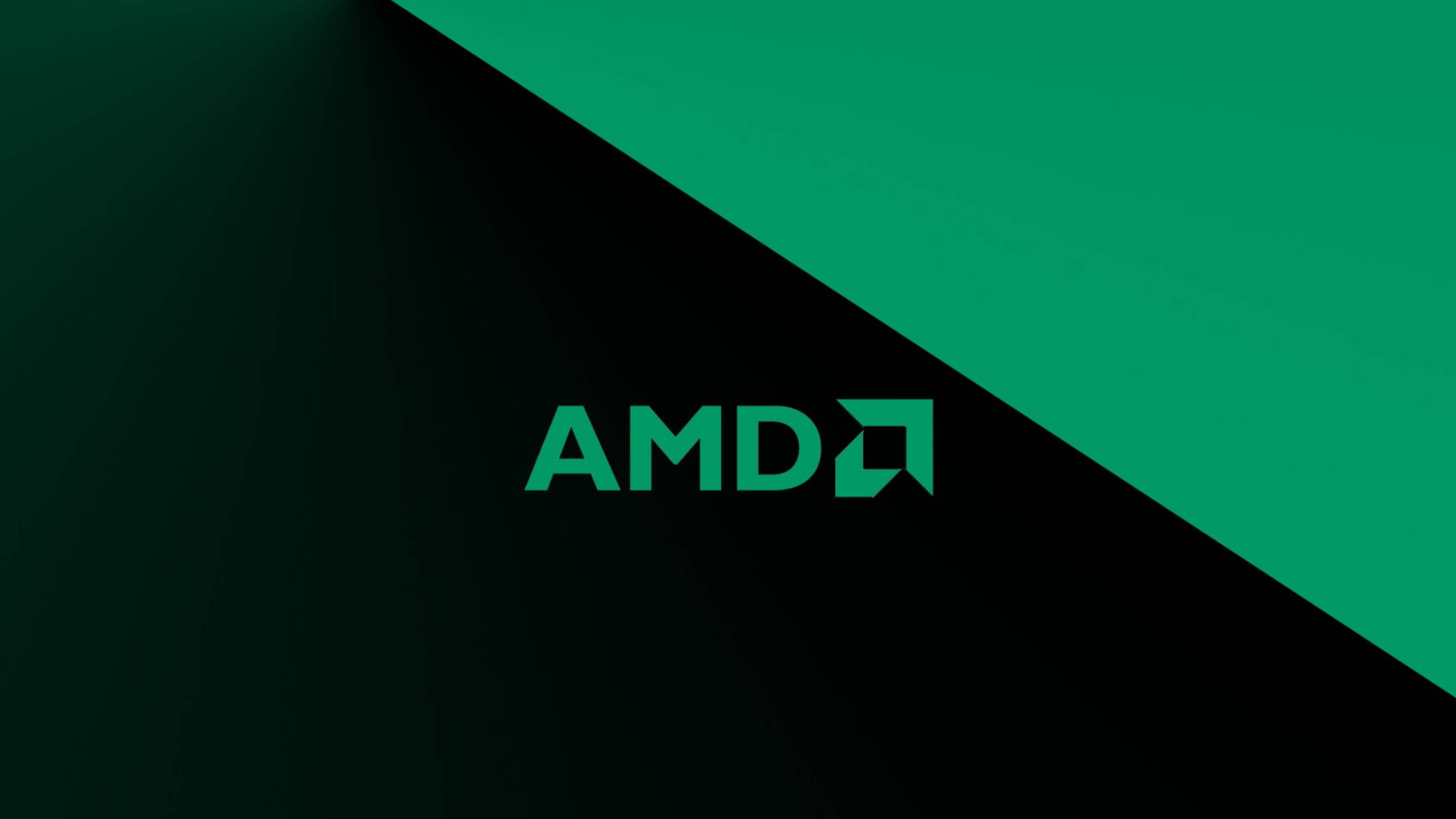 Black Green Amd 4k Background