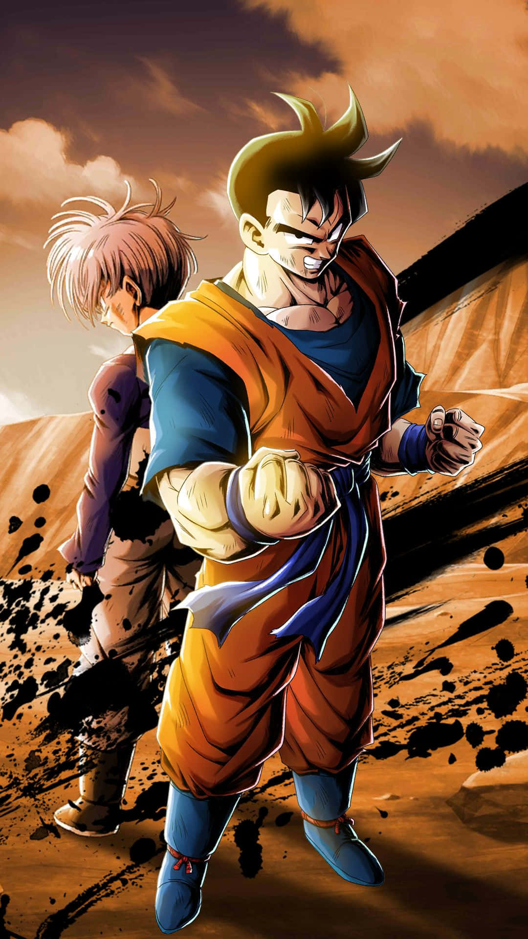 Black Haired Gohan Iphone Background