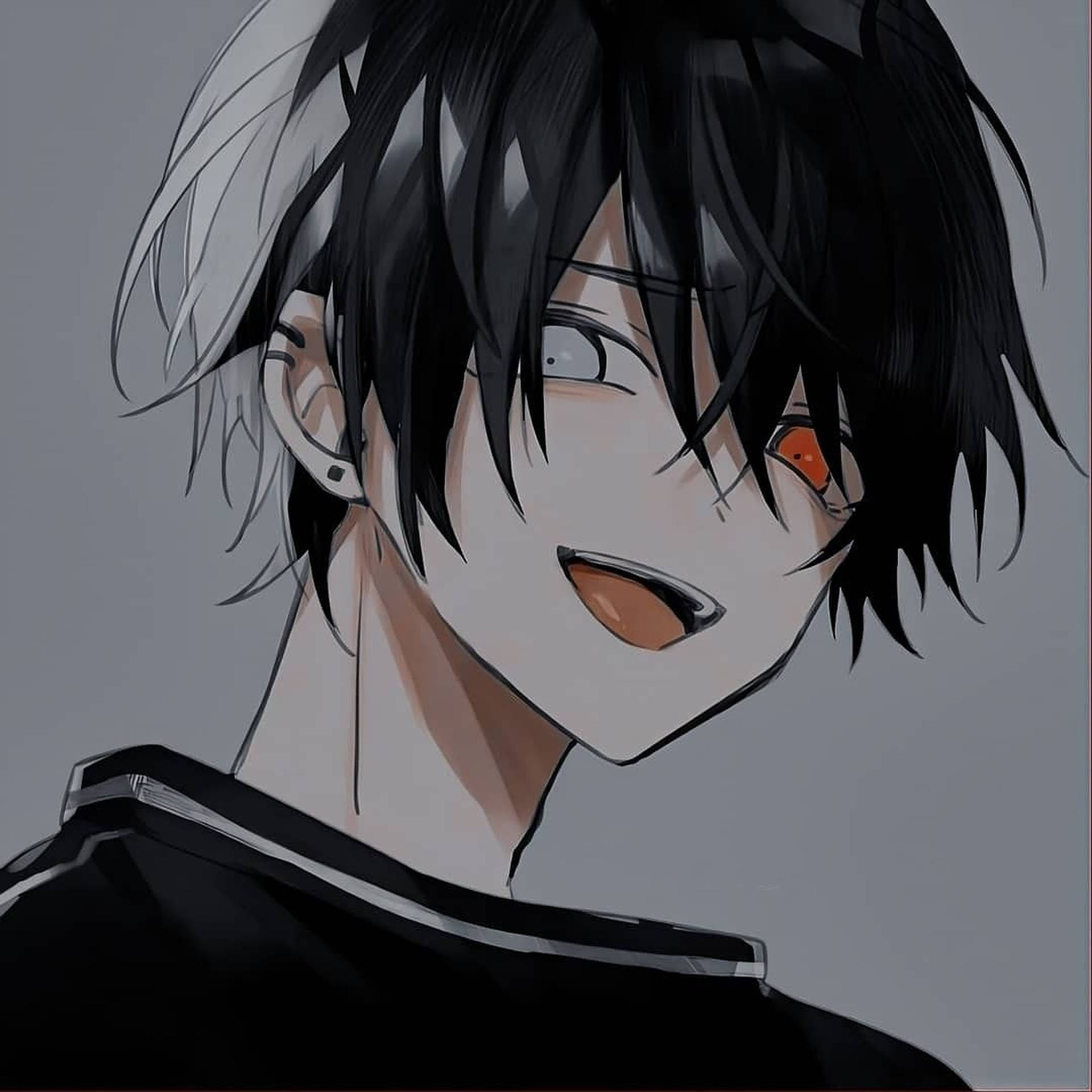 Black Haired Guy Anime Pfp