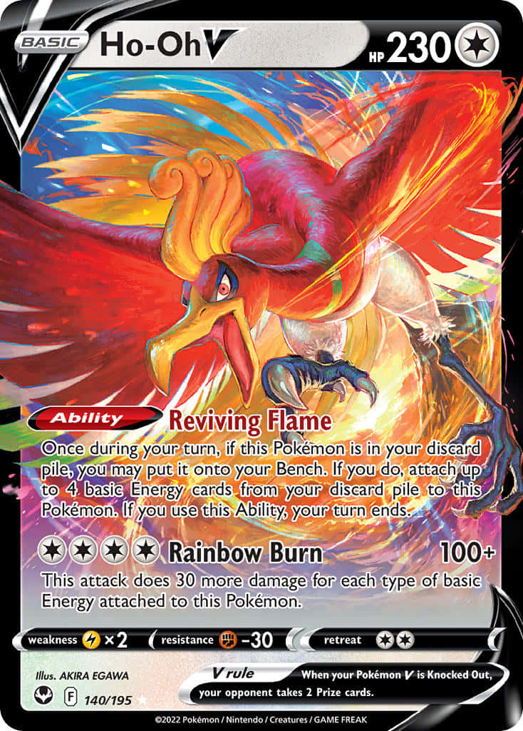 Black Ho-oh Trading Card