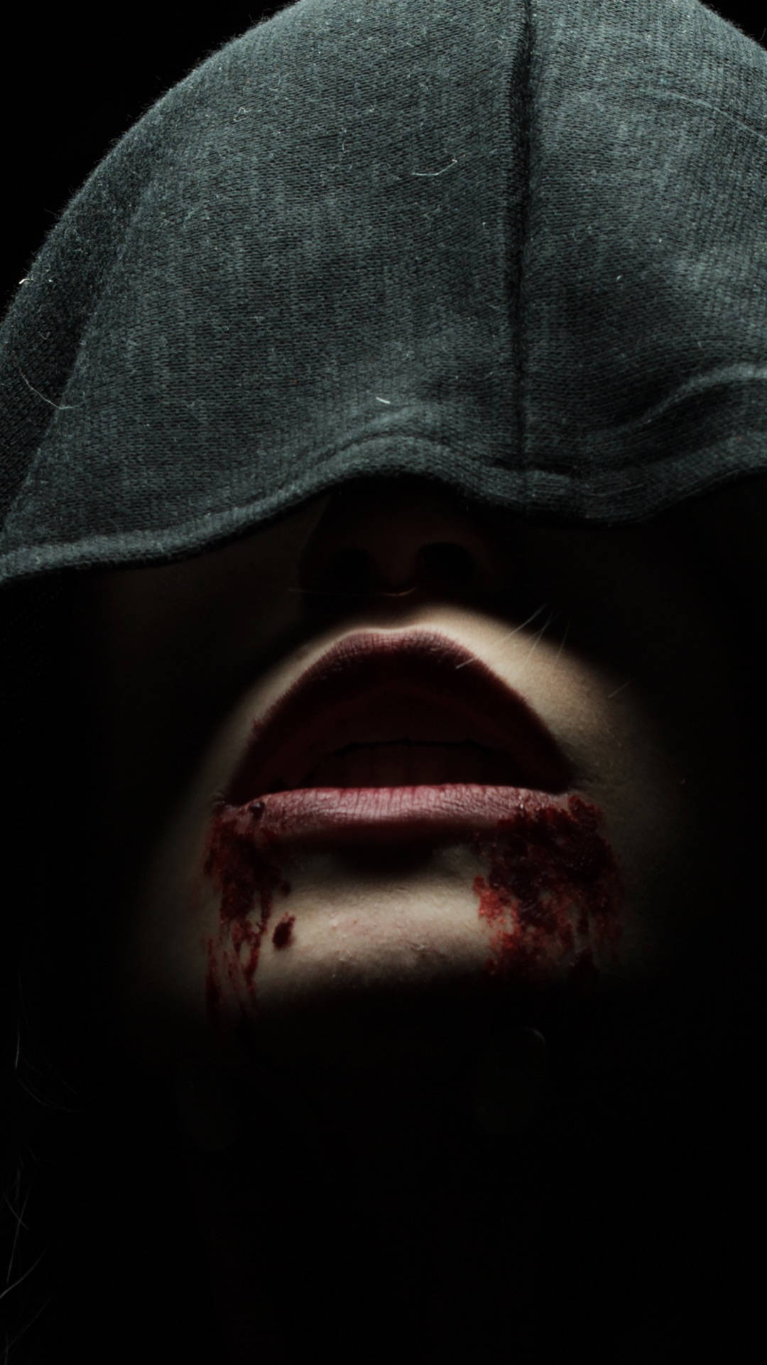 Black Hood Bloody Vampire Background