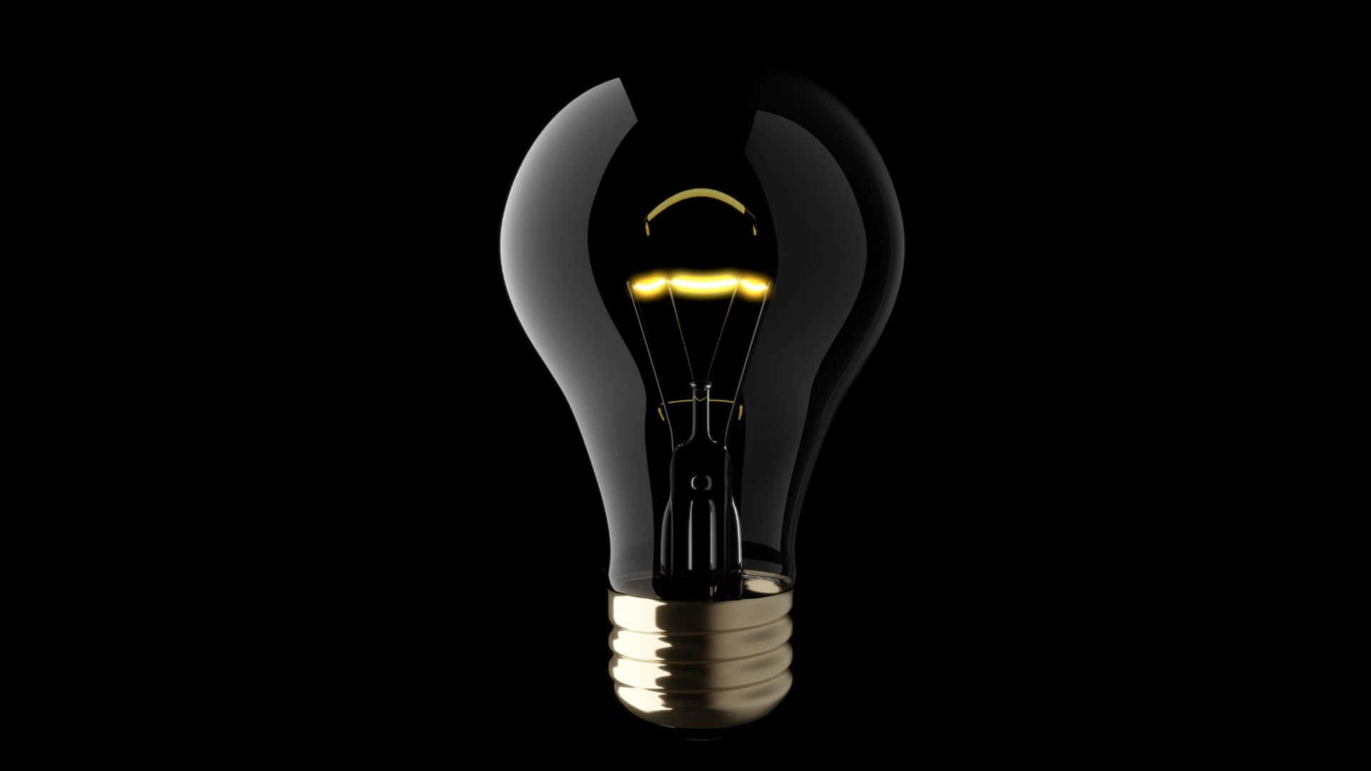 Black Incandescent Bulb Background