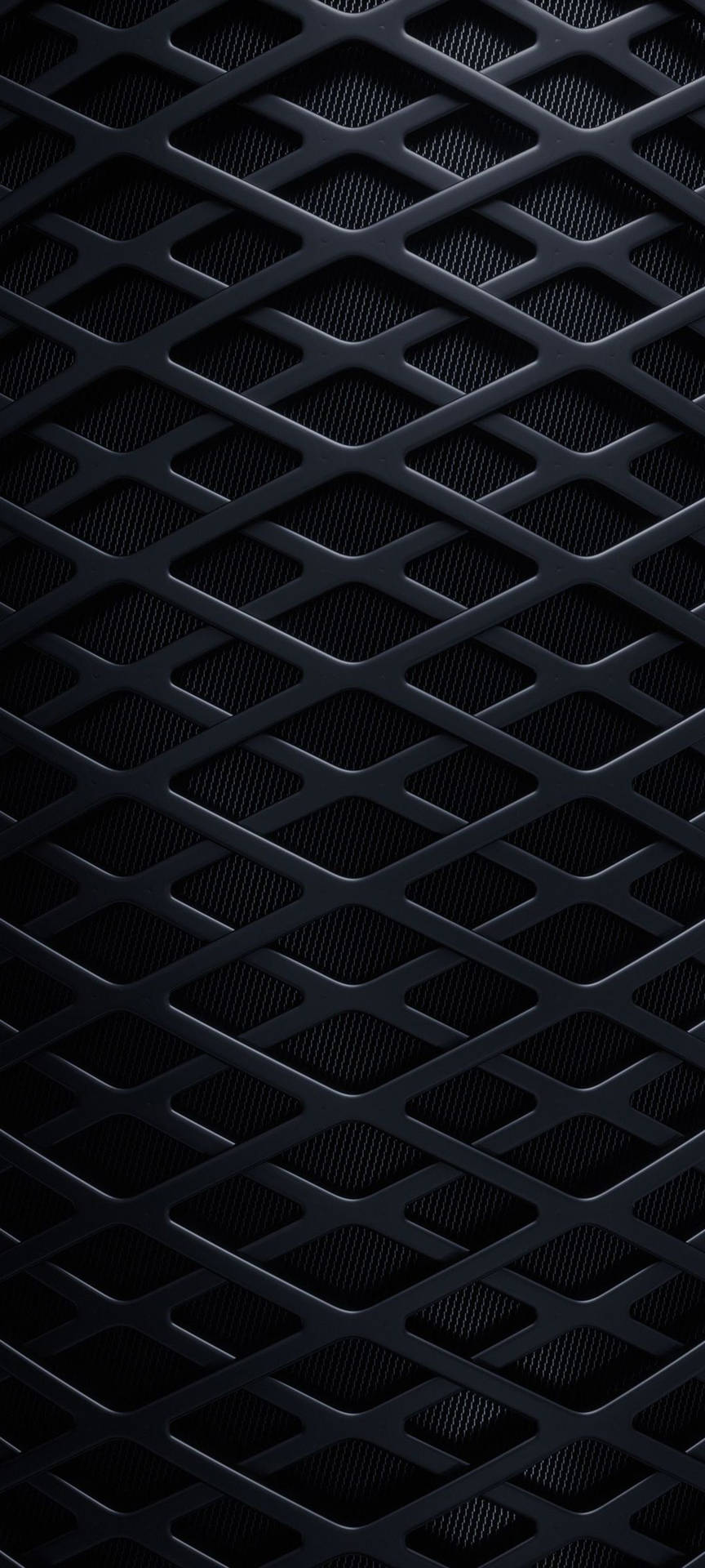 Black Iphone Rhombus Grid Background