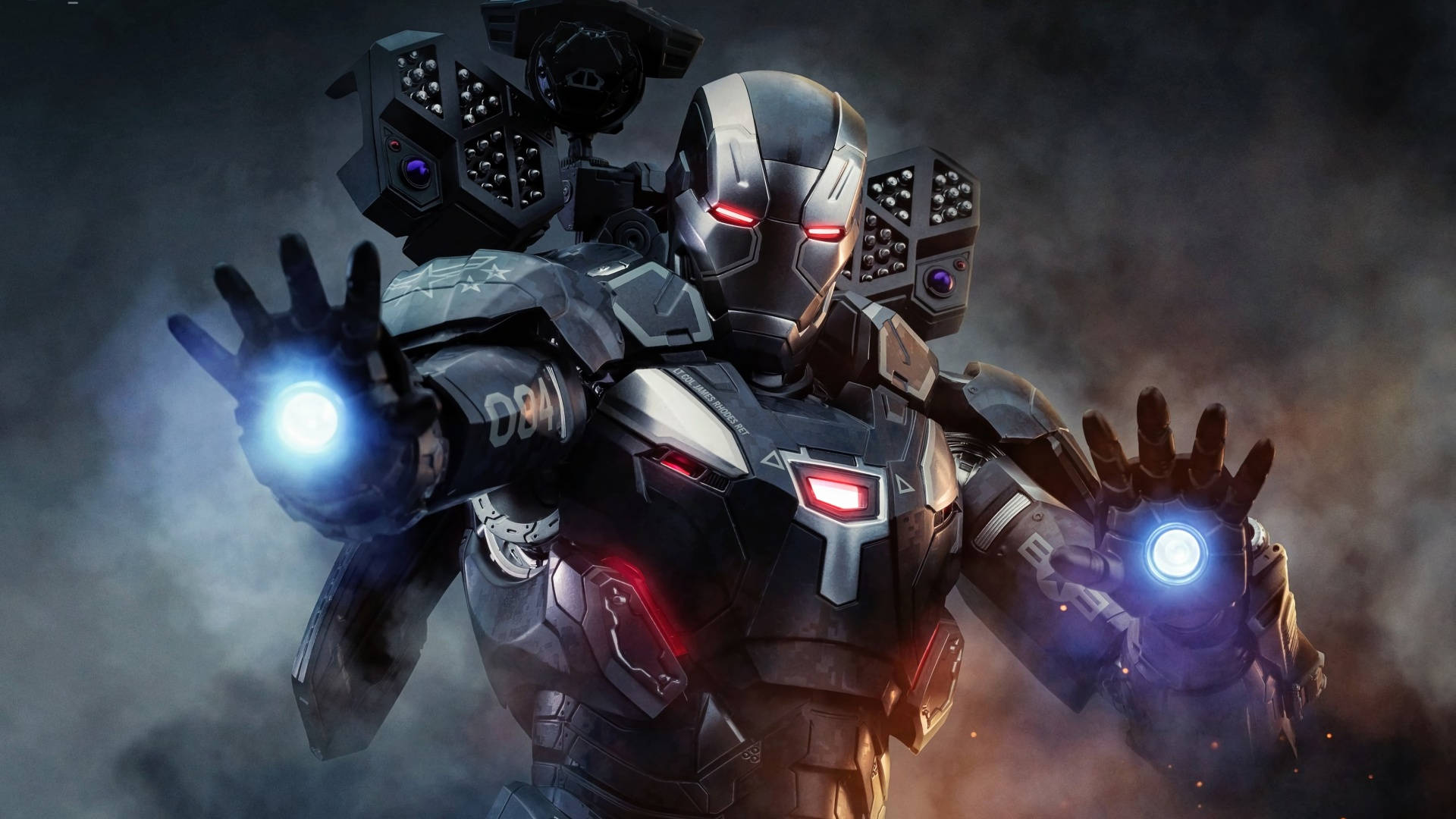 Black Iron Man Suit In Full Hd Background