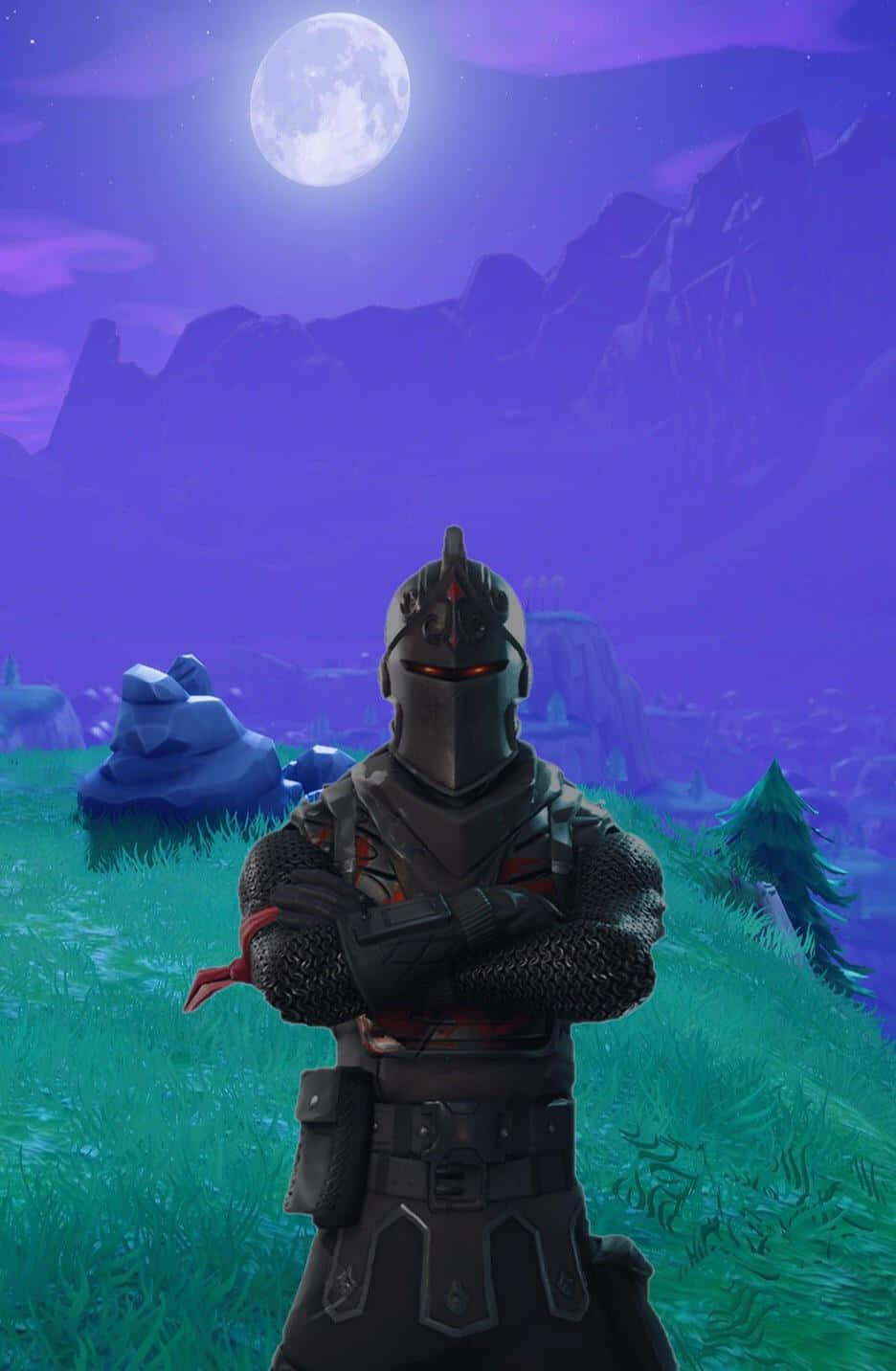 Black Knight Fortnite Phone Background