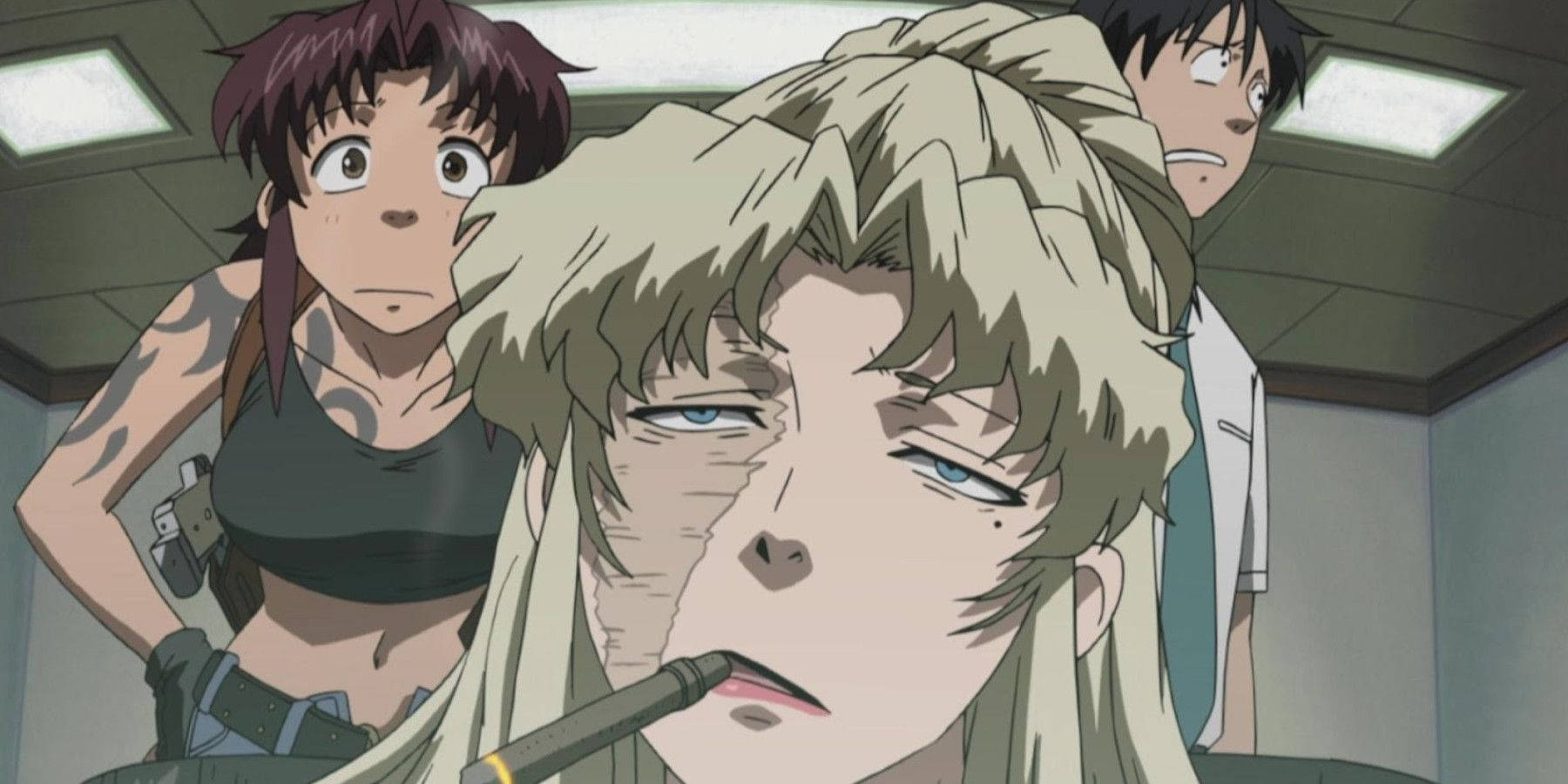 Black Lagoon Balalaika Revy Funny Faces Background