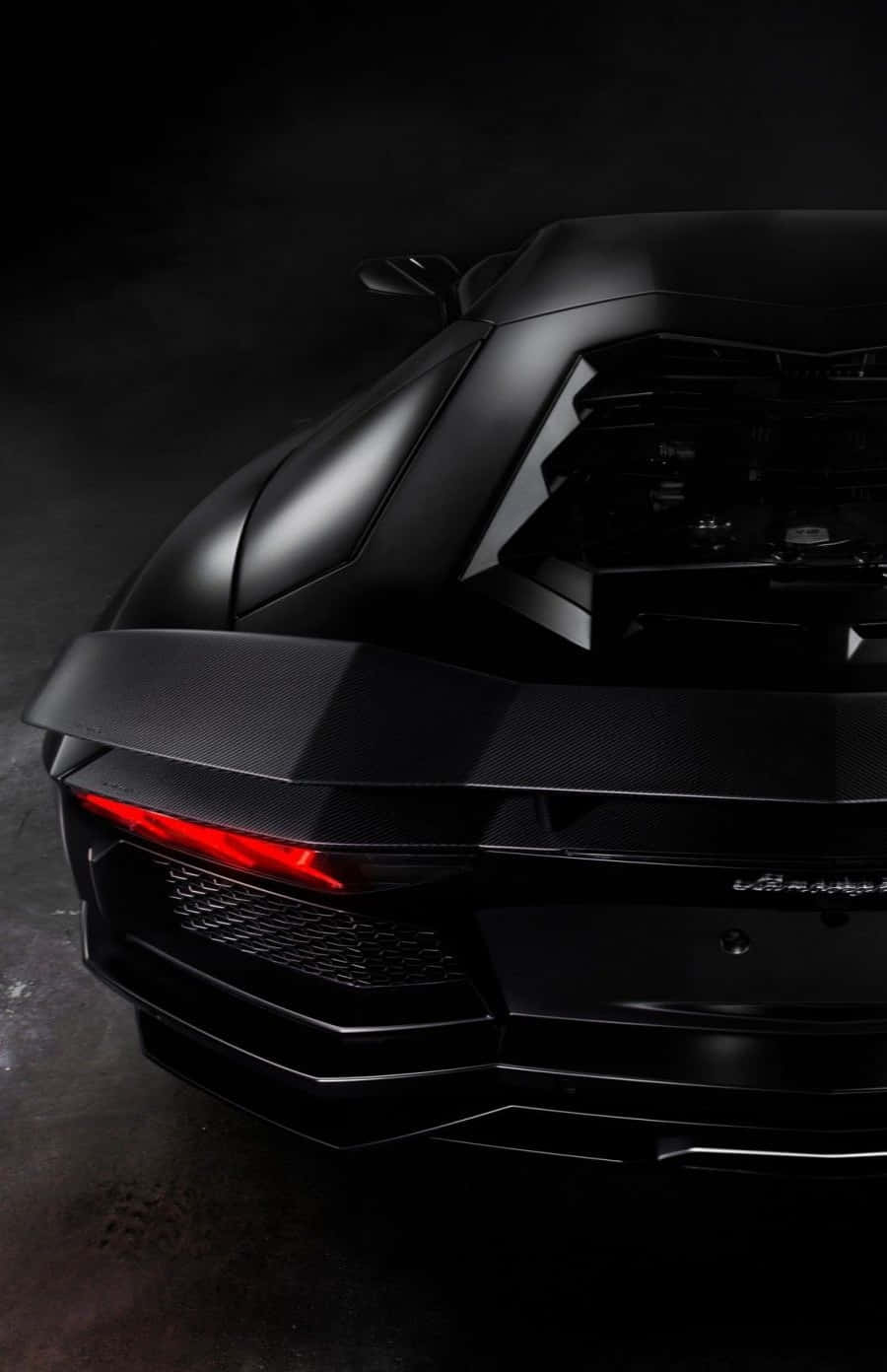 Black Lamborghini Iphone Back Background