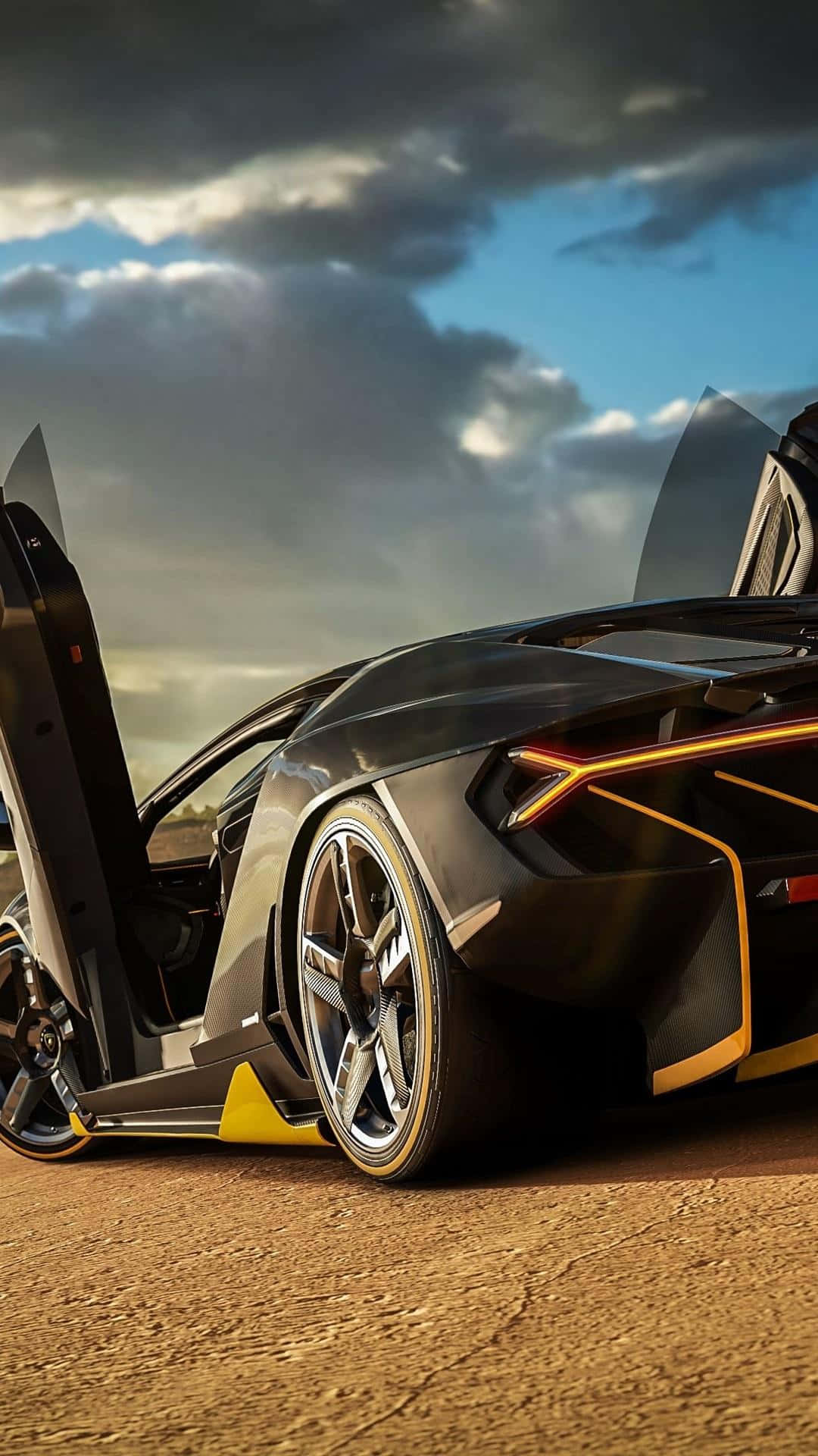Black Lamborghini Iphone Forza Horizon 3 Car Background