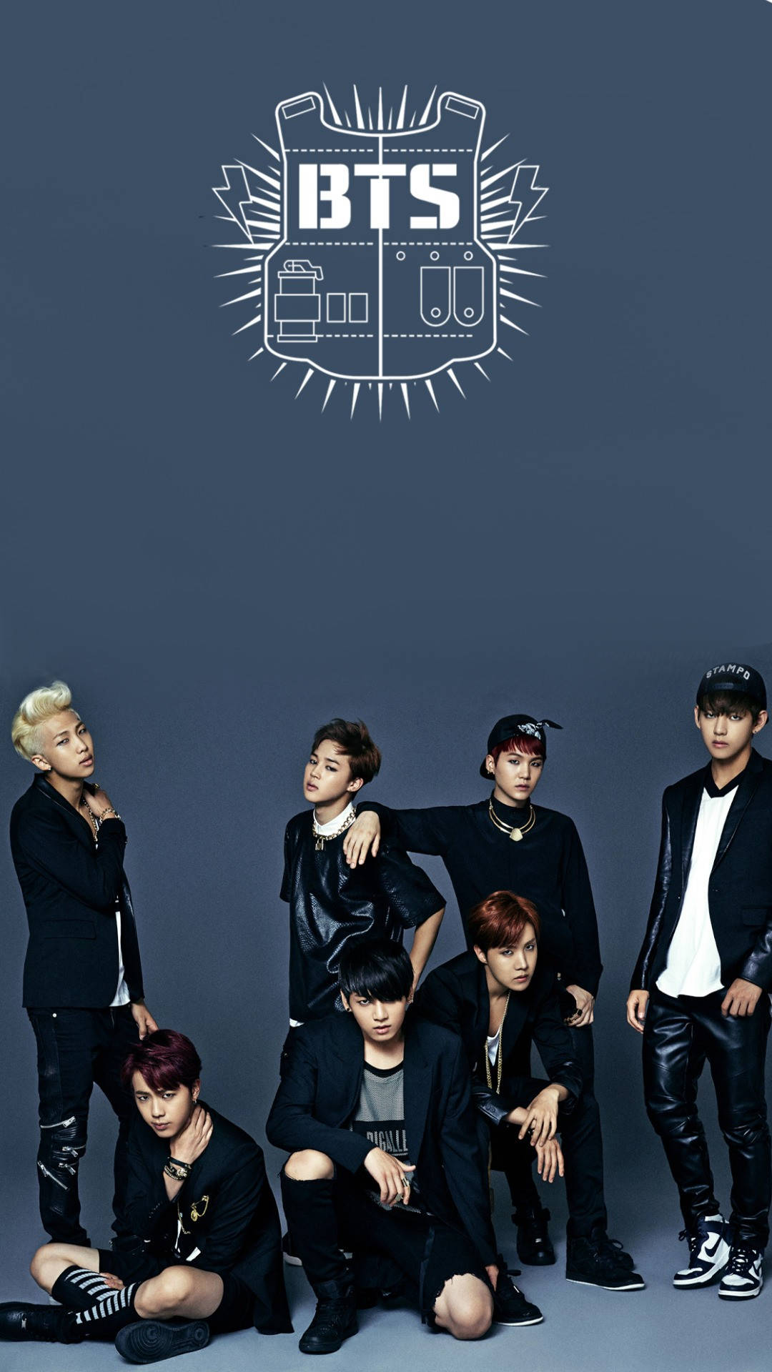 Black Leather Bts Cute Aesthetic Background