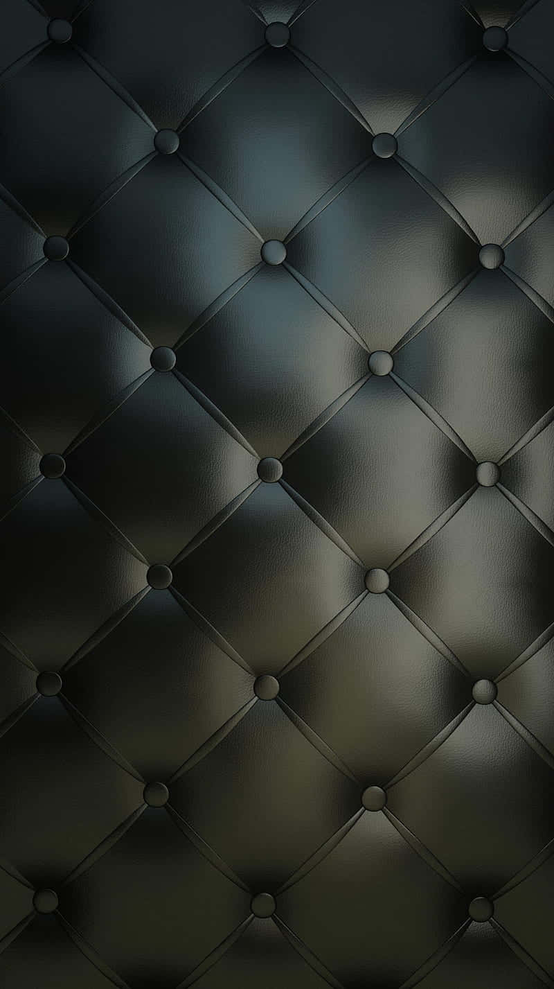 Black Leather Wallpaper With A Pattern Background