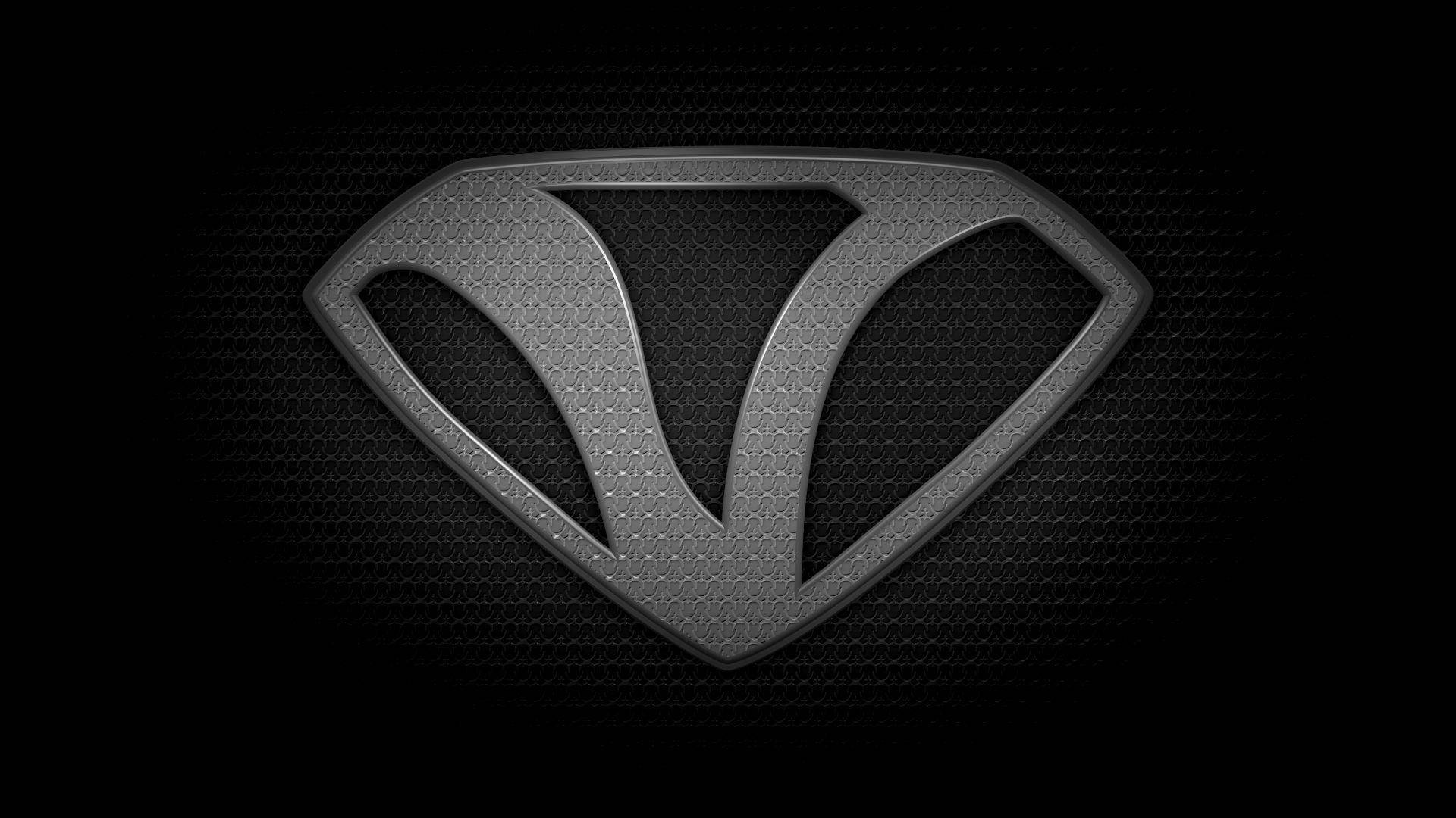 Black Letter V On Superman Background