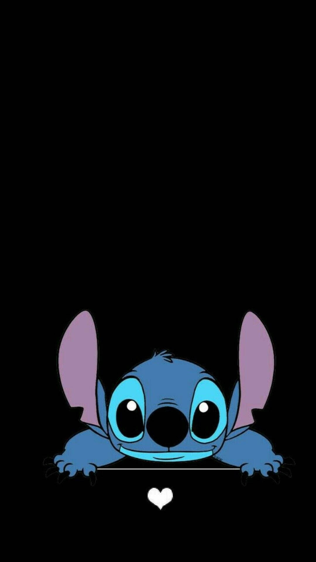 Black Lilo And Stitch Iphone Background