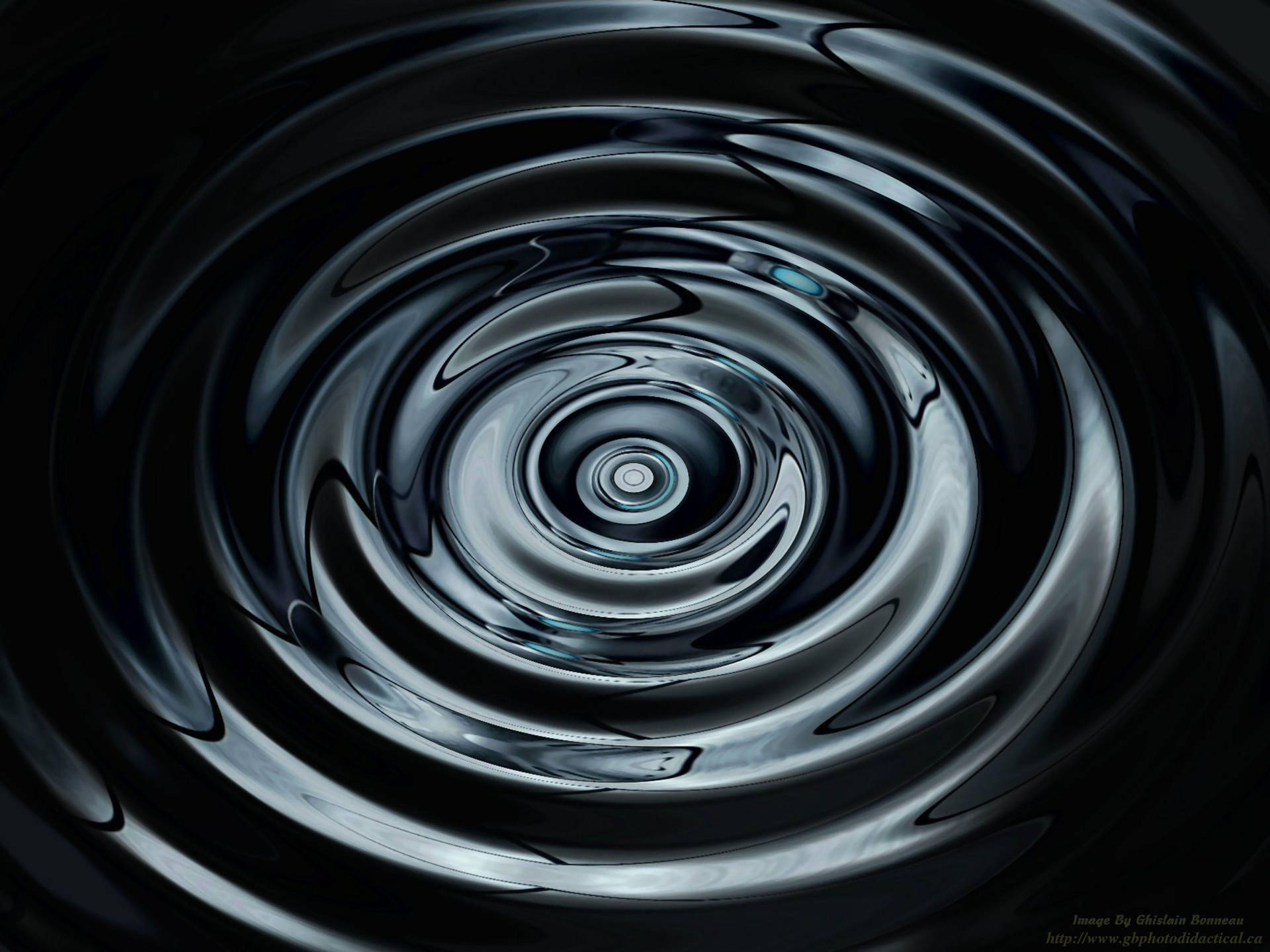 Black Liquid Rippling