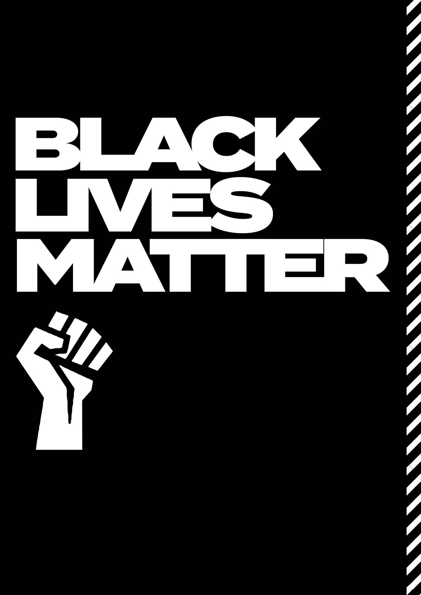 Black Lives Matter Notebook Design Background