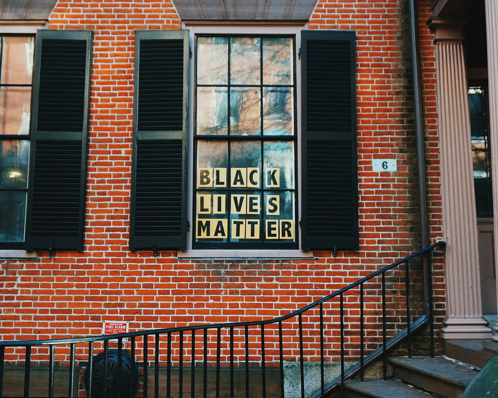 Black Lives Matter Window Poster Background