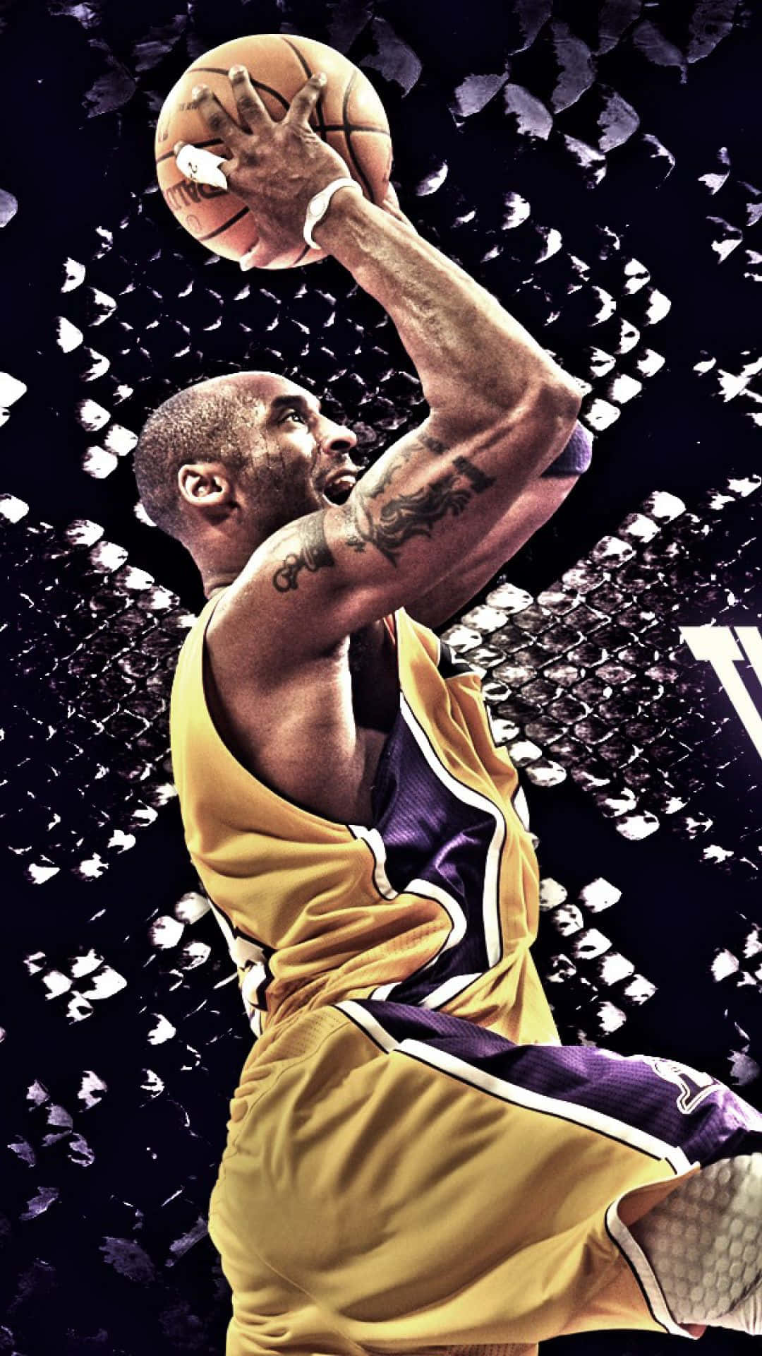 Black Mamba Kobe Basketball Background
