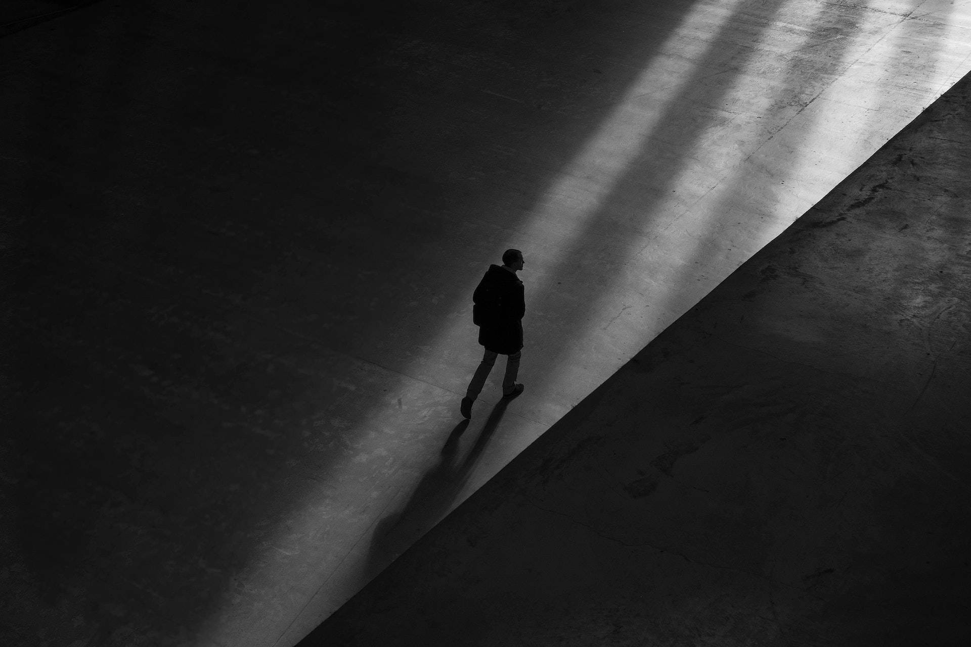 Black Man Walking On Surface Pc Background