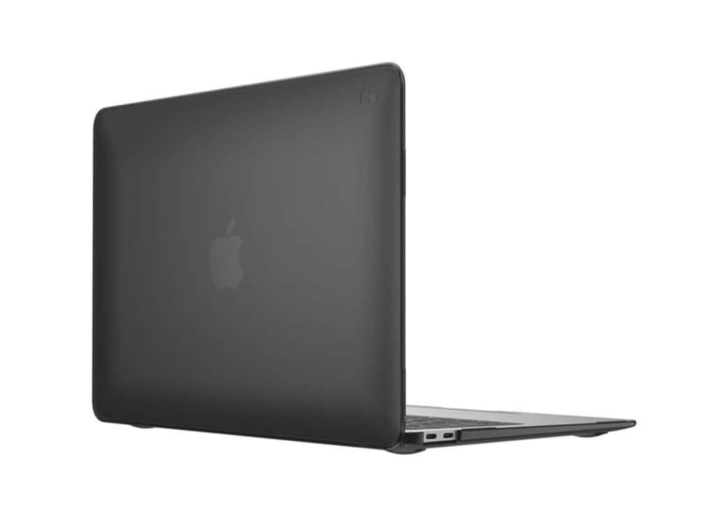 Black Matte Macbook With Its All-aluminum Unibody Design Background