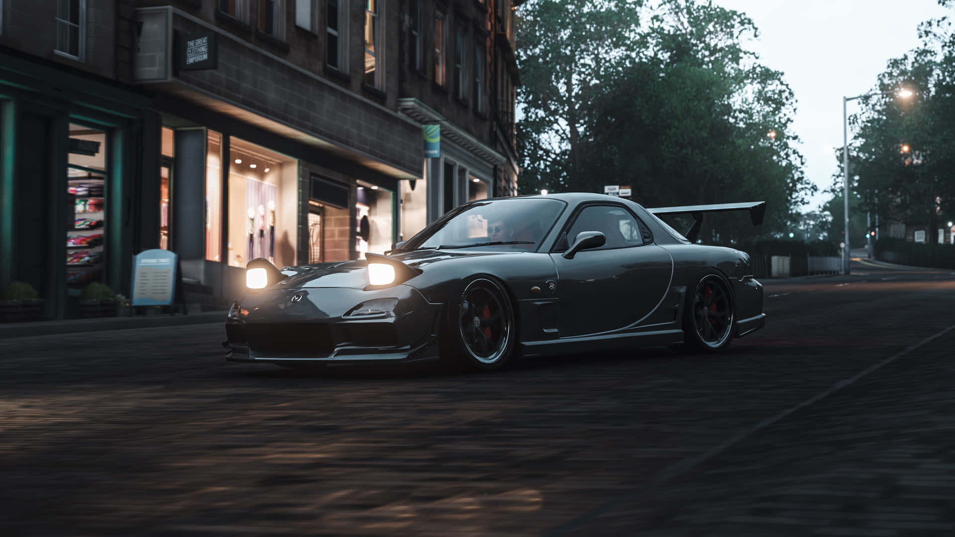 Black Mazda Forza Horizon 4 Hd Background