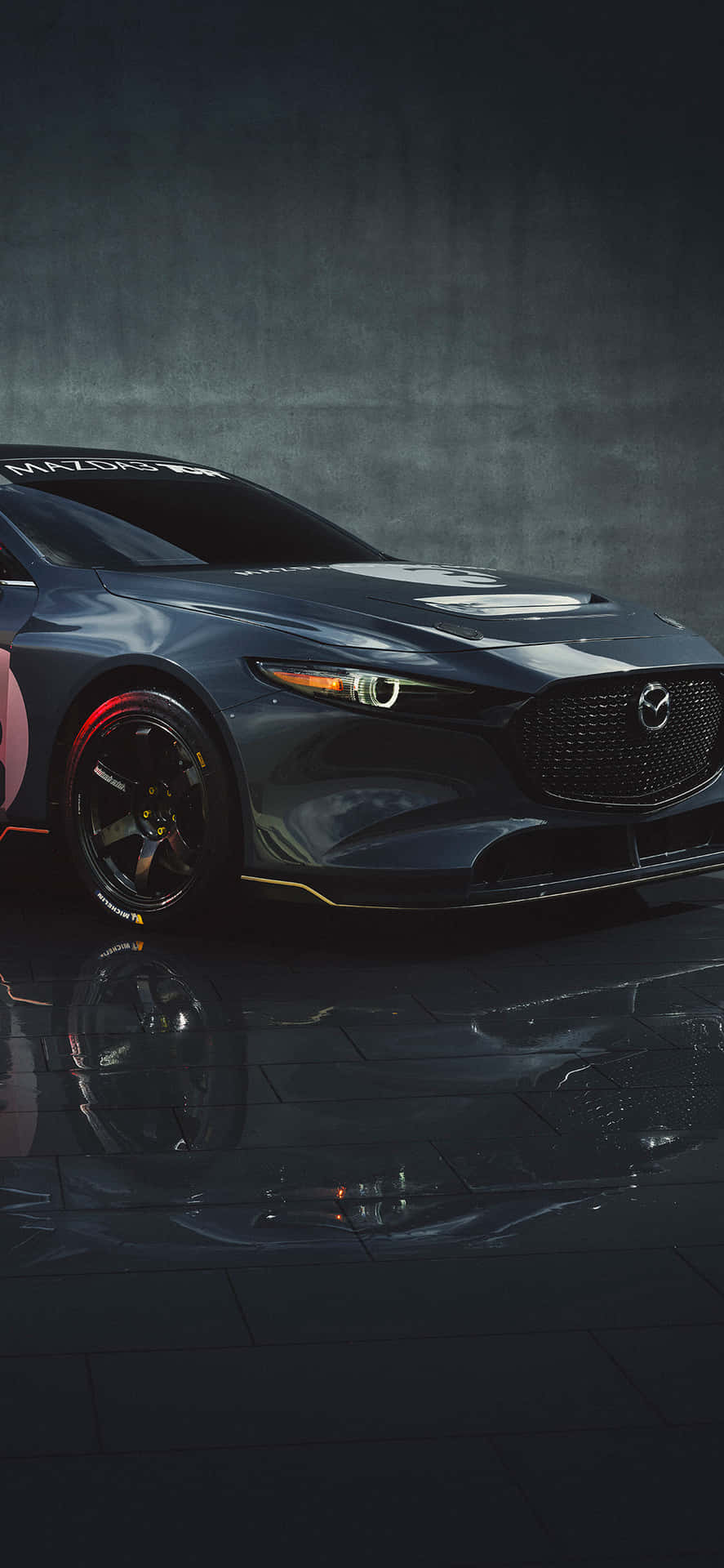 Black Mazda3 Ios 3 Background