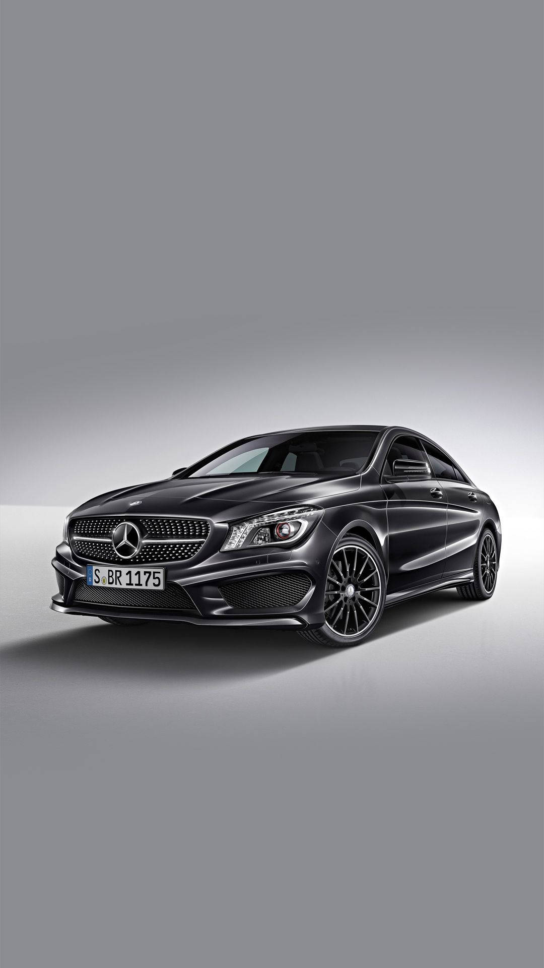 Black Mercedes Benz Cla Iphone