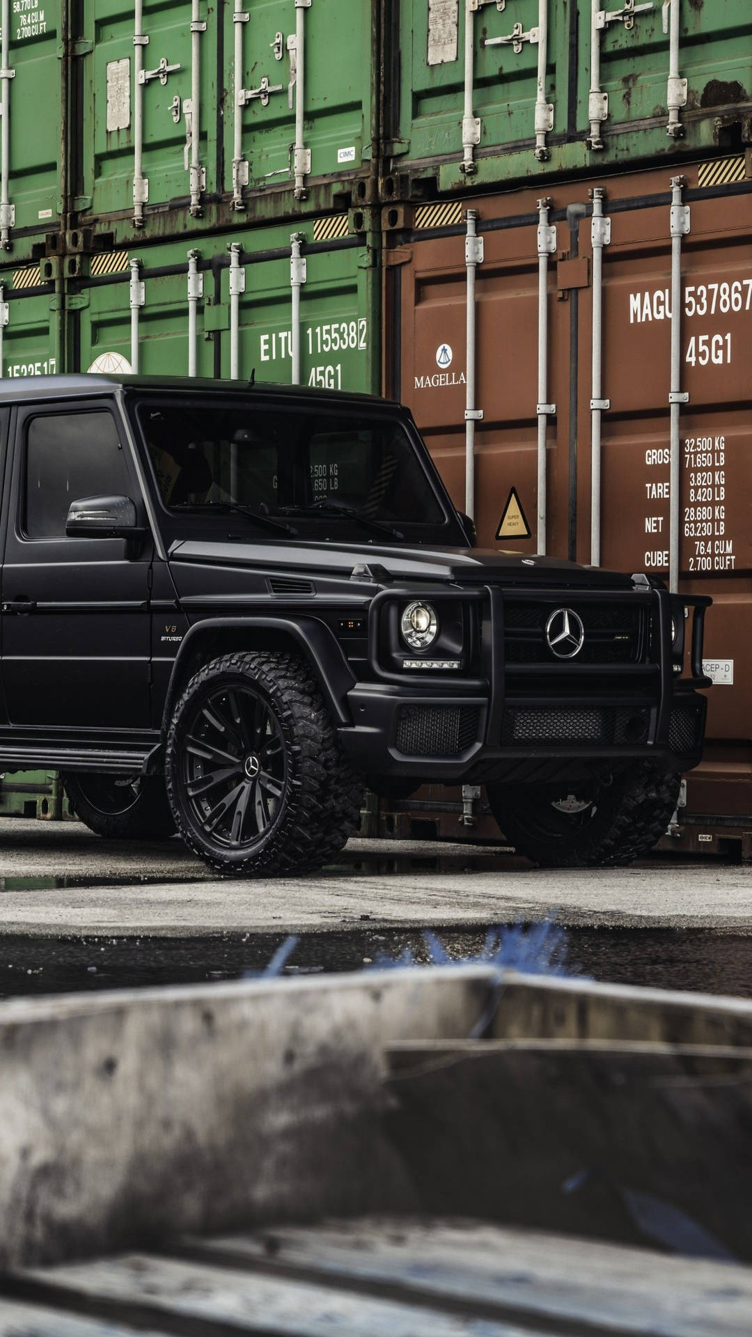 Black Mercedes G63 Amg Iphone Background