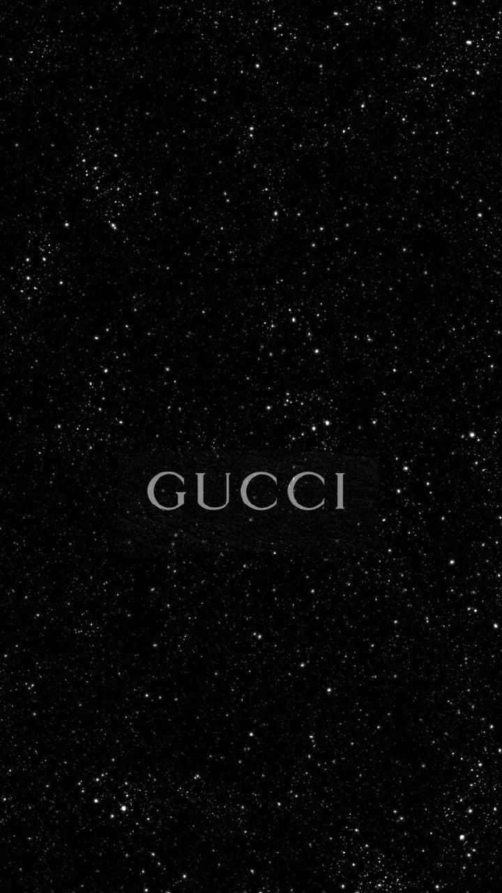 Black Minimalist Gucci Designer Aesthetic Background