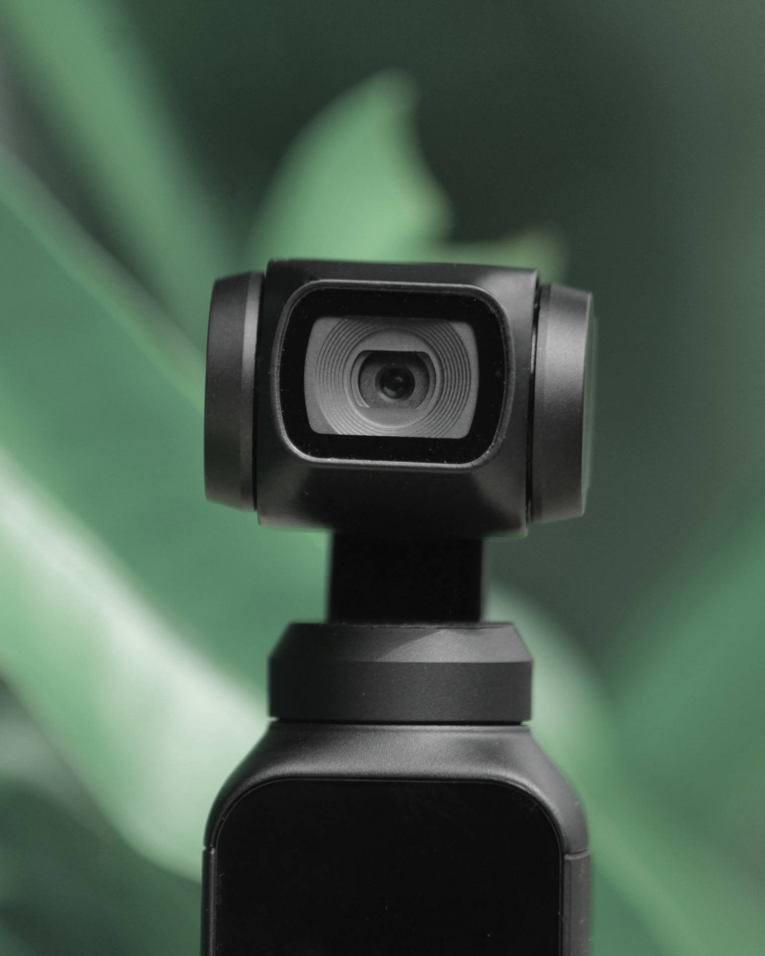 Black Monopod Webcam Background