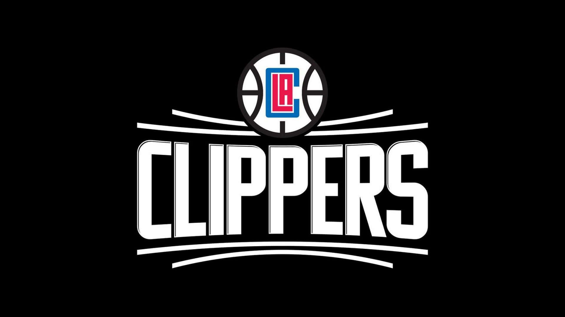 Black Nba Team La Clippers Logo Illustration Background
