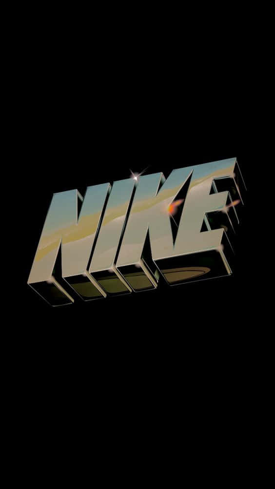 Black Nike 3d Background