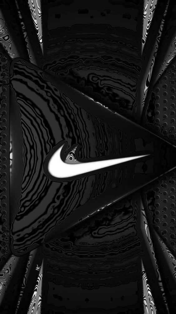 Black Nike Abstract Background