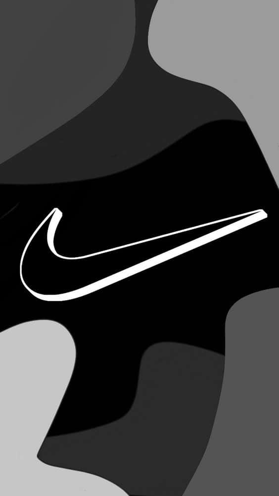 Black Nike Camouflage Background