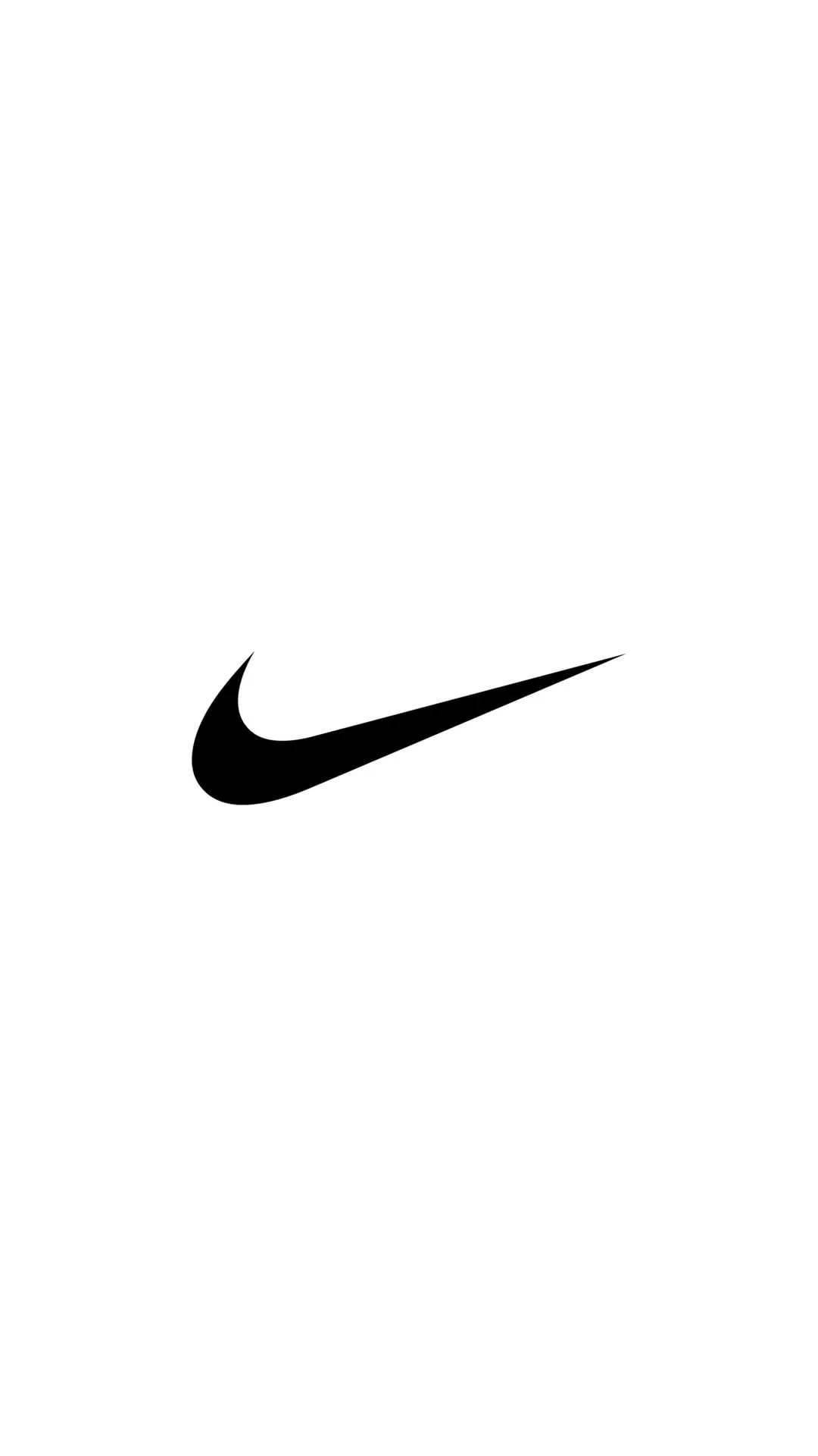 Black Nike Iphone Logo Background