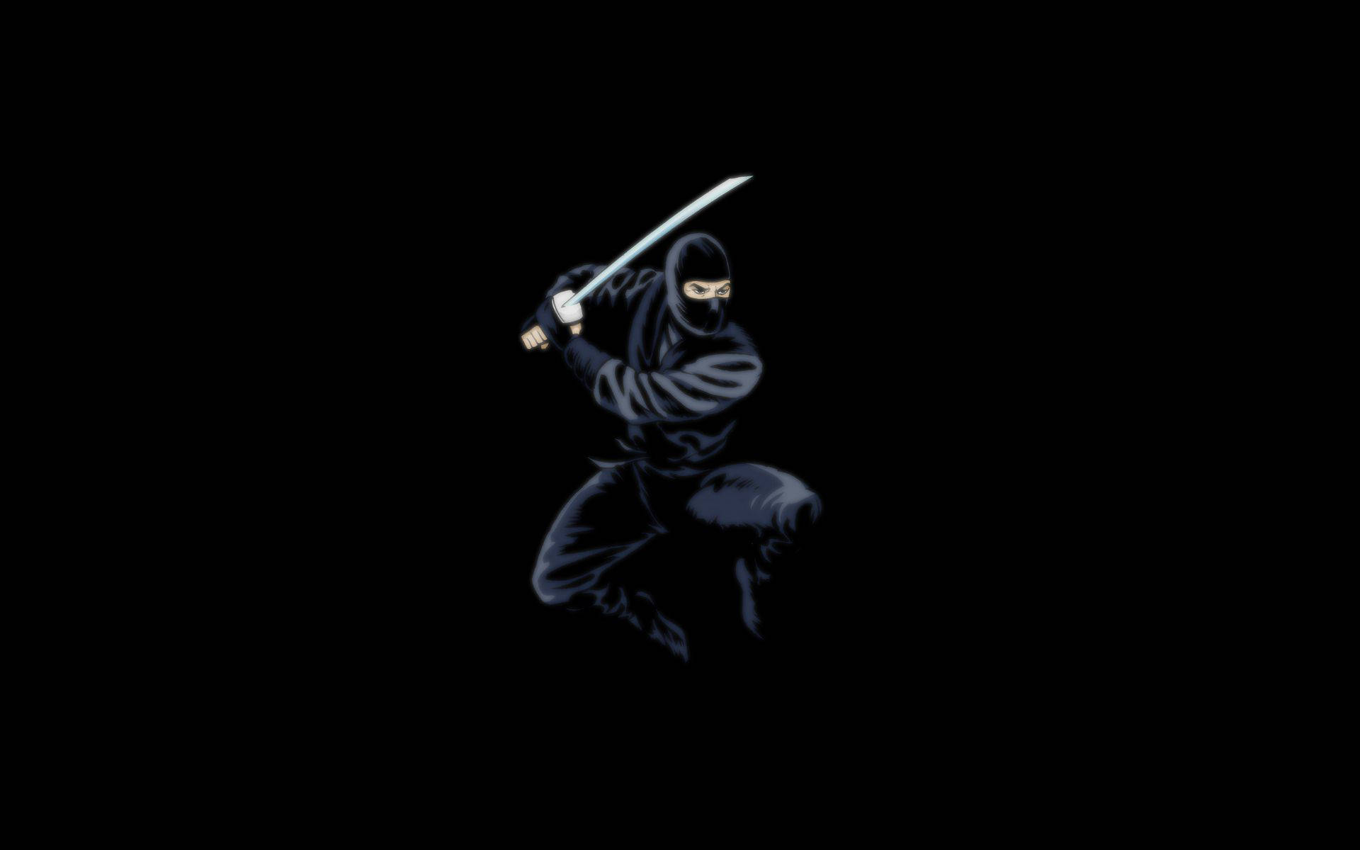 Black Ninja Clipart Background