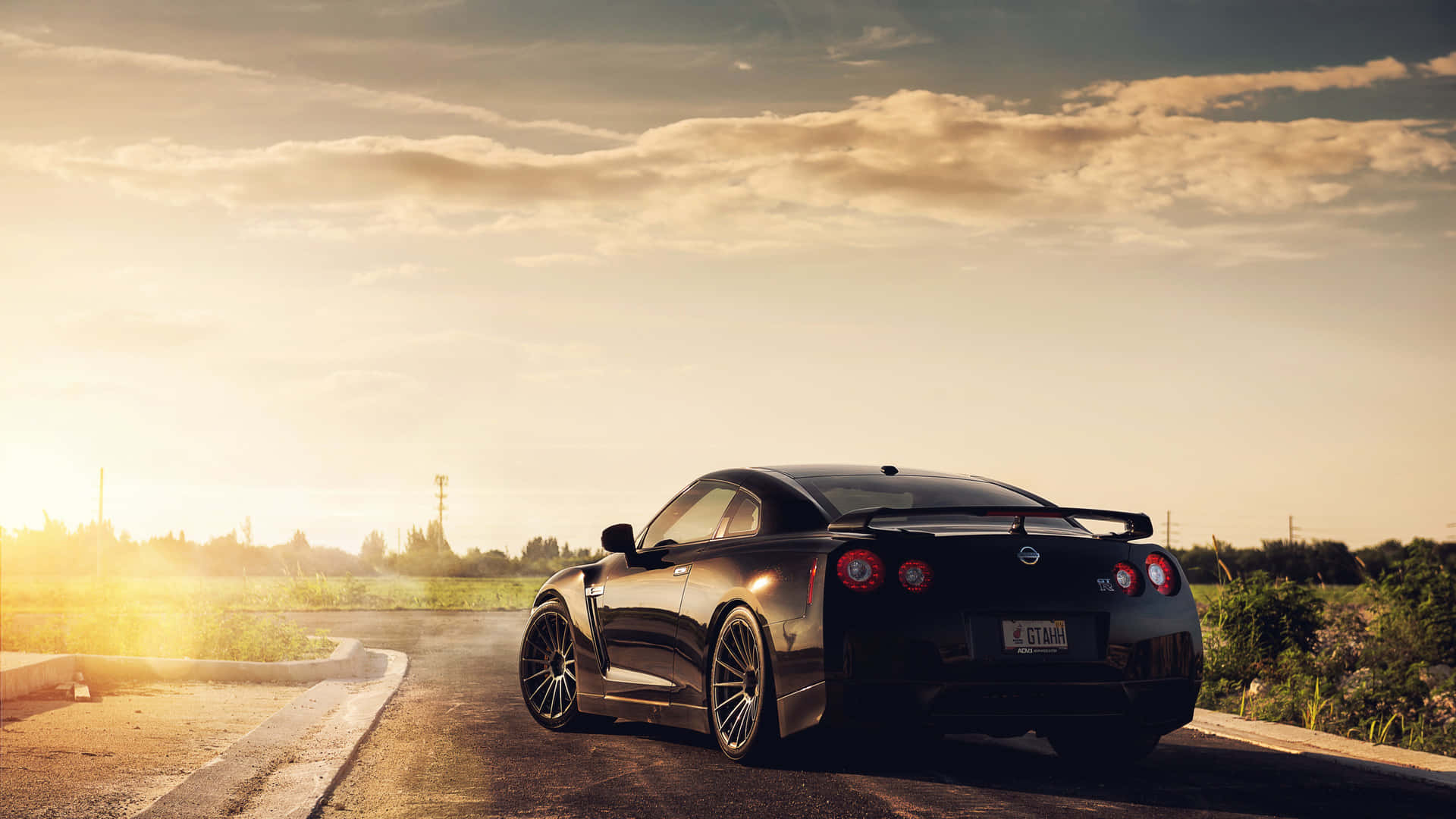 Black Nissan R35 Gtr Sports Car