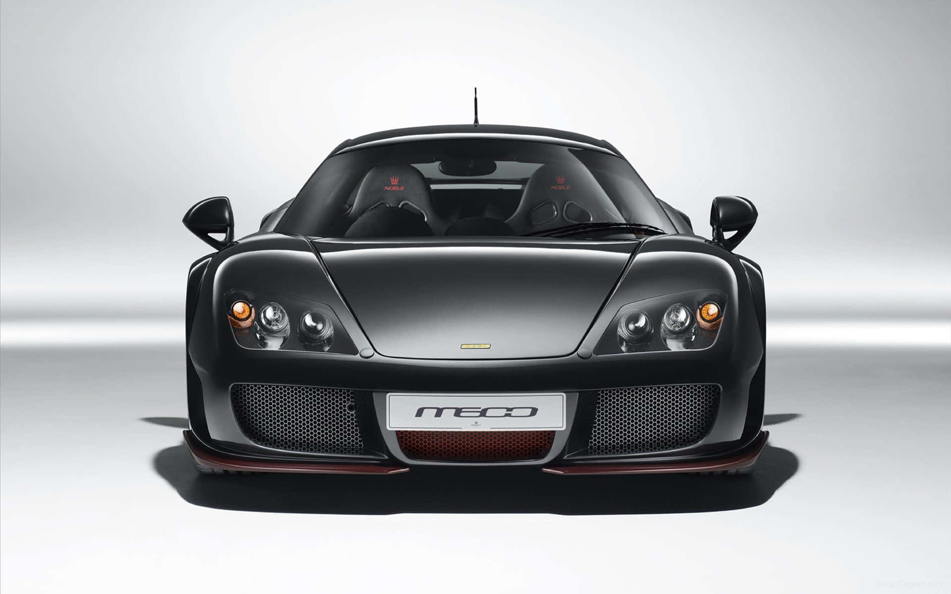 Black Noble M600 Sports Car Background