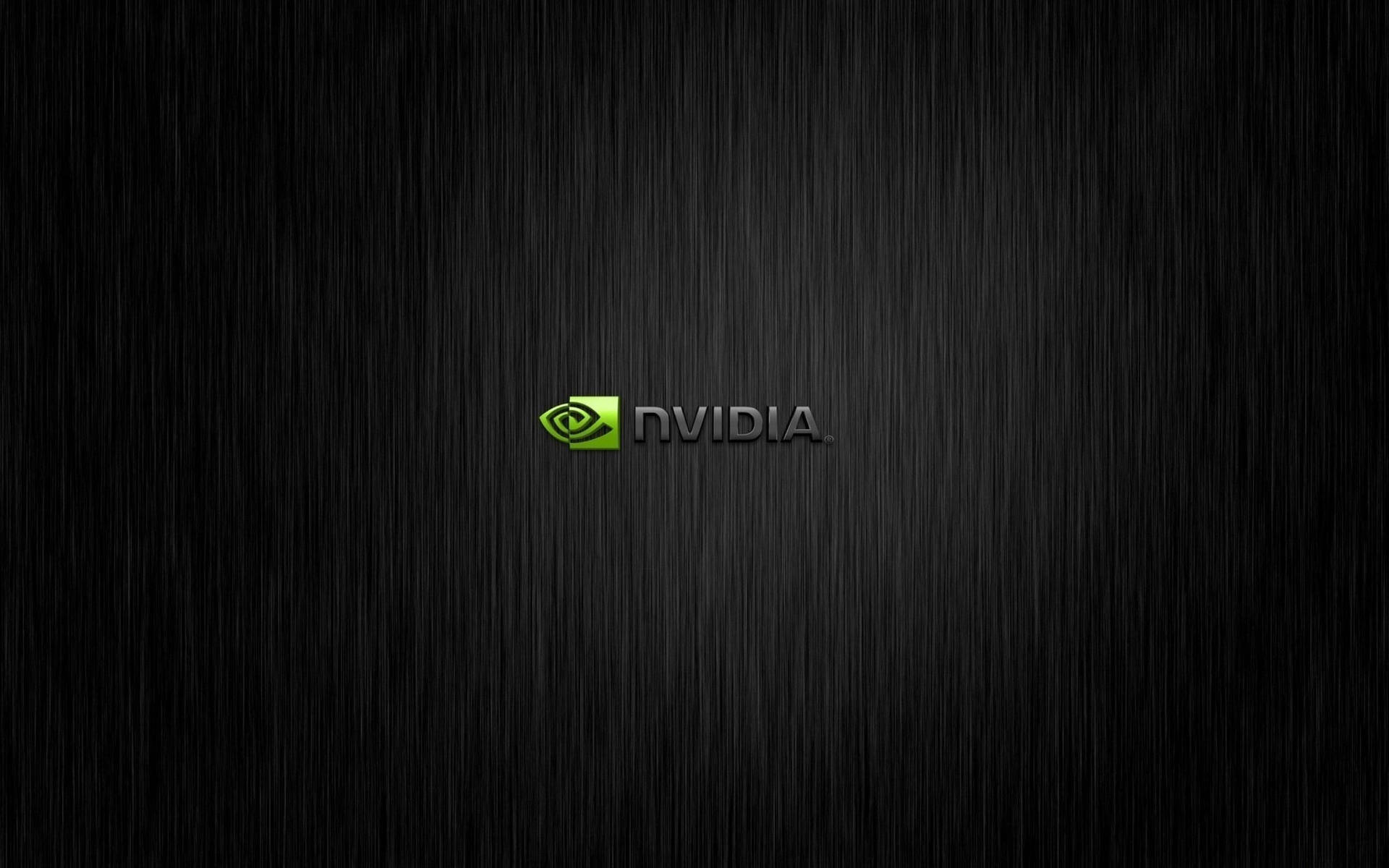 Black Nvidia Eye Logo Background